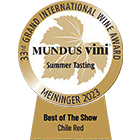 Best of The Show - Chile Red - Mundus Vini