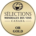 Medalha de ouro Sélections Mondiales des Vins 