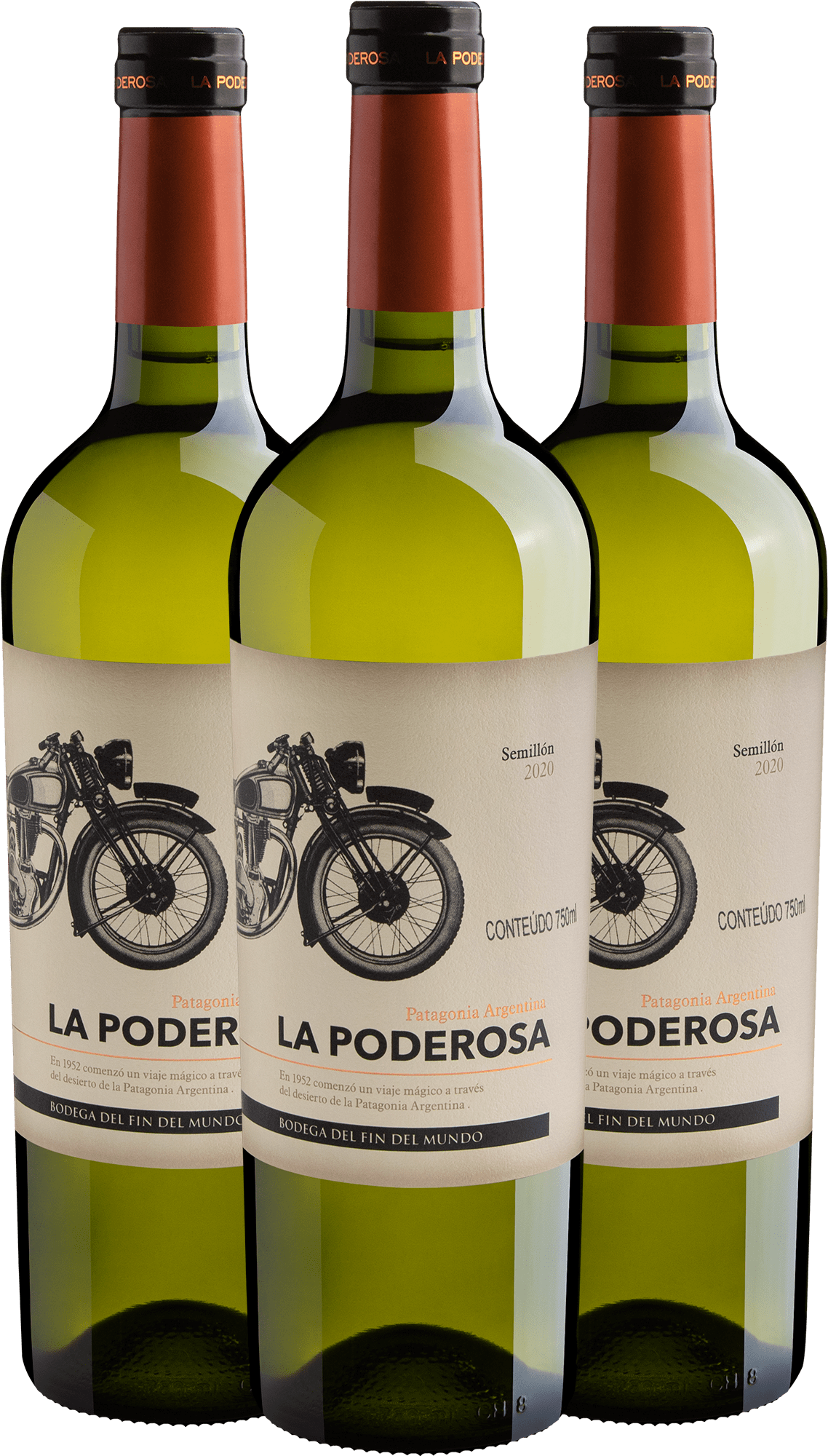 Kit 3 La Poderosa Semillón 2020