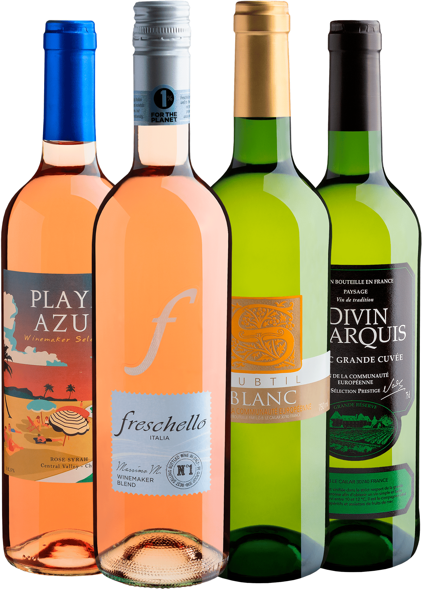 Kit Fresh: 4 Vinhos por R$29,90 cada