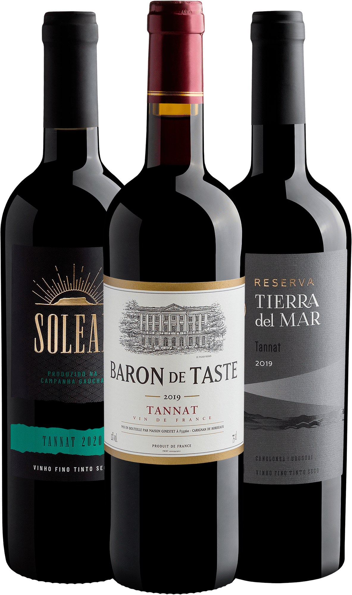 Kit Tannat do Novo e do Velho Mundo