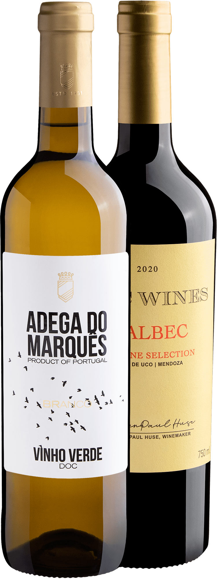 Kit Vinho Verde + Malbec de Mendoza