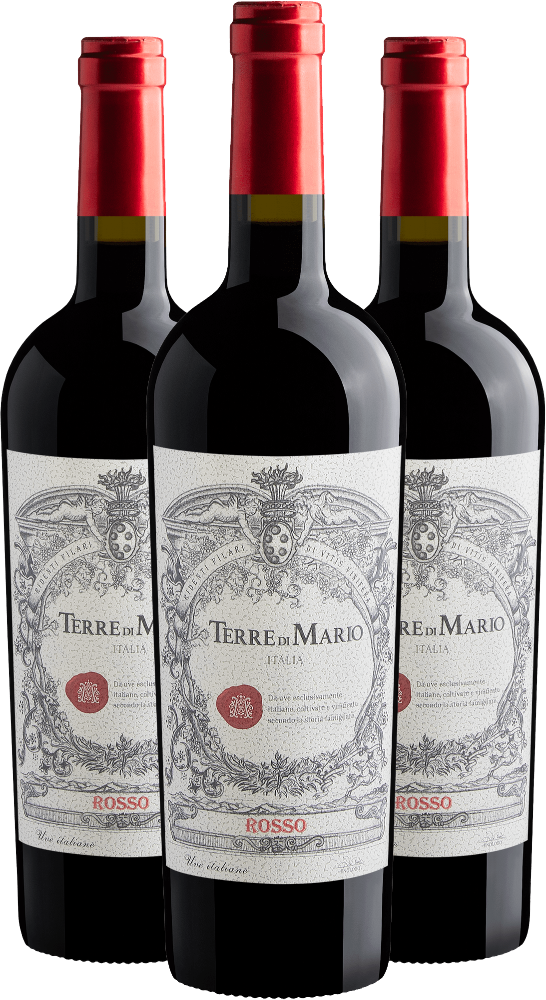 Kit 3 Terre di Mario Vino Rosso-Abboccato