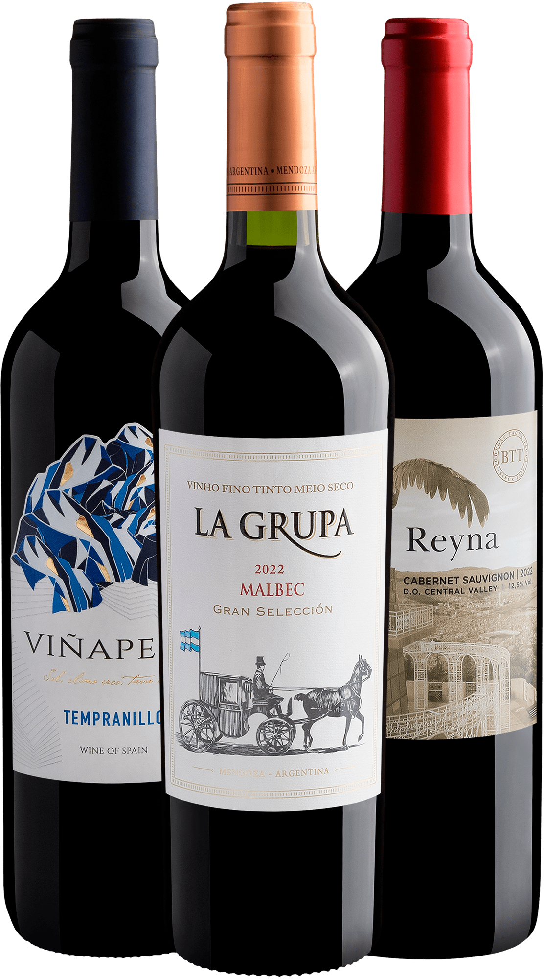 Kit 3 Best Sellers por R$29,90 cada garrafa
