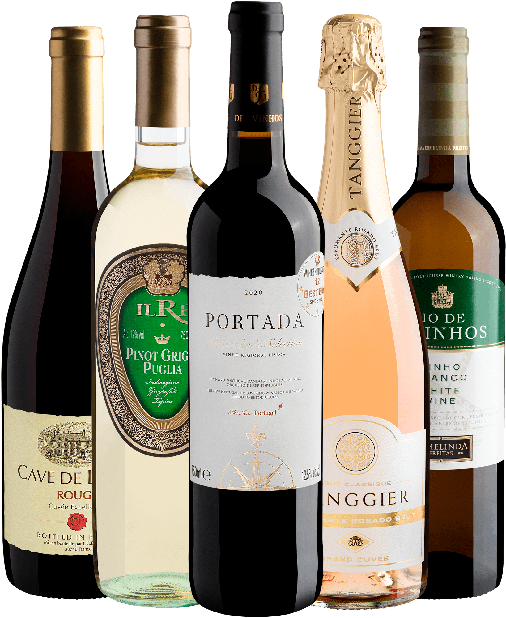 Kit 5 Sucessos da Evino com Tanggier Rosé