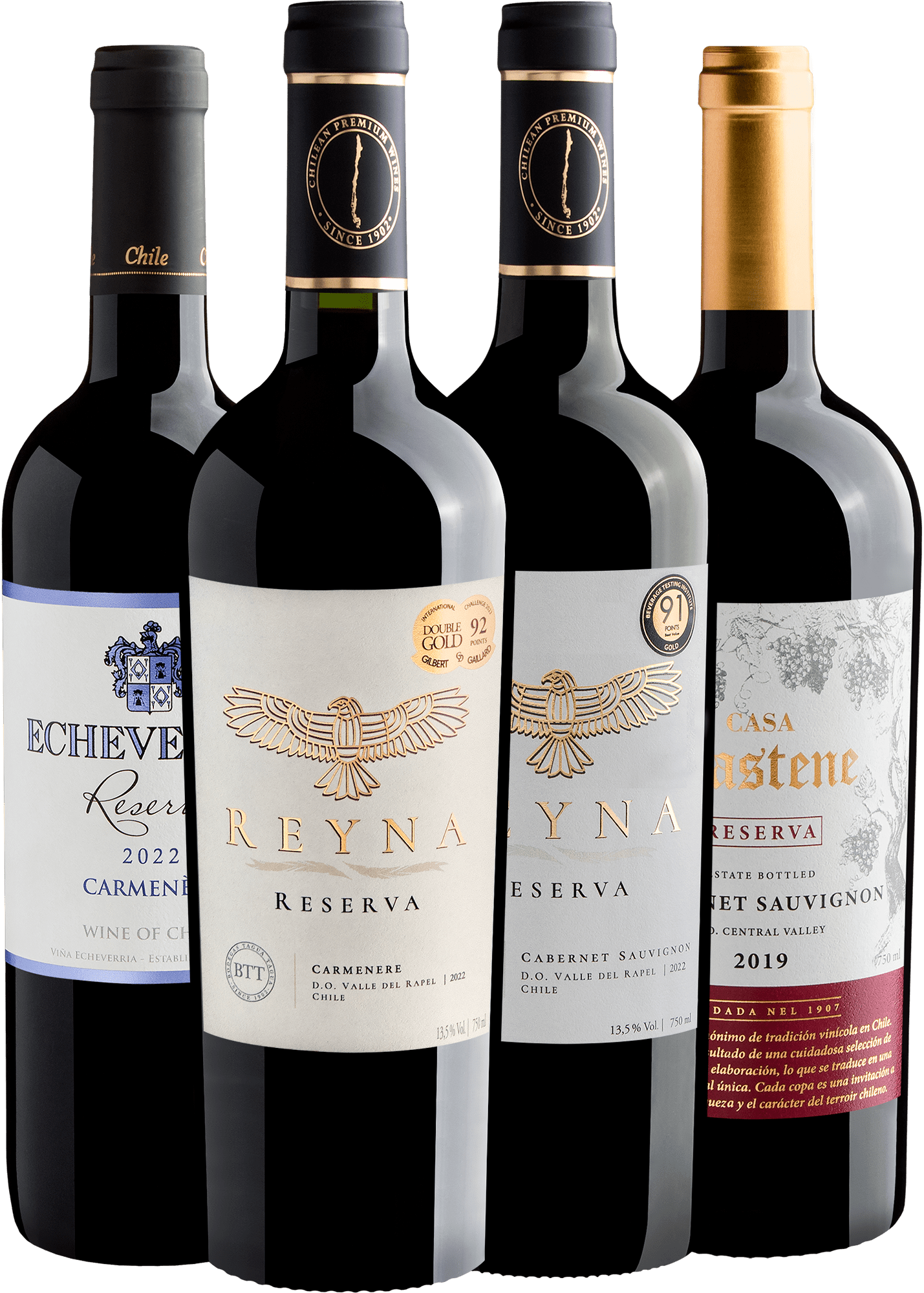 Kit 4 Vinhos Ícones Reserva do Novo Mundo por R$59,90 cada garrafa