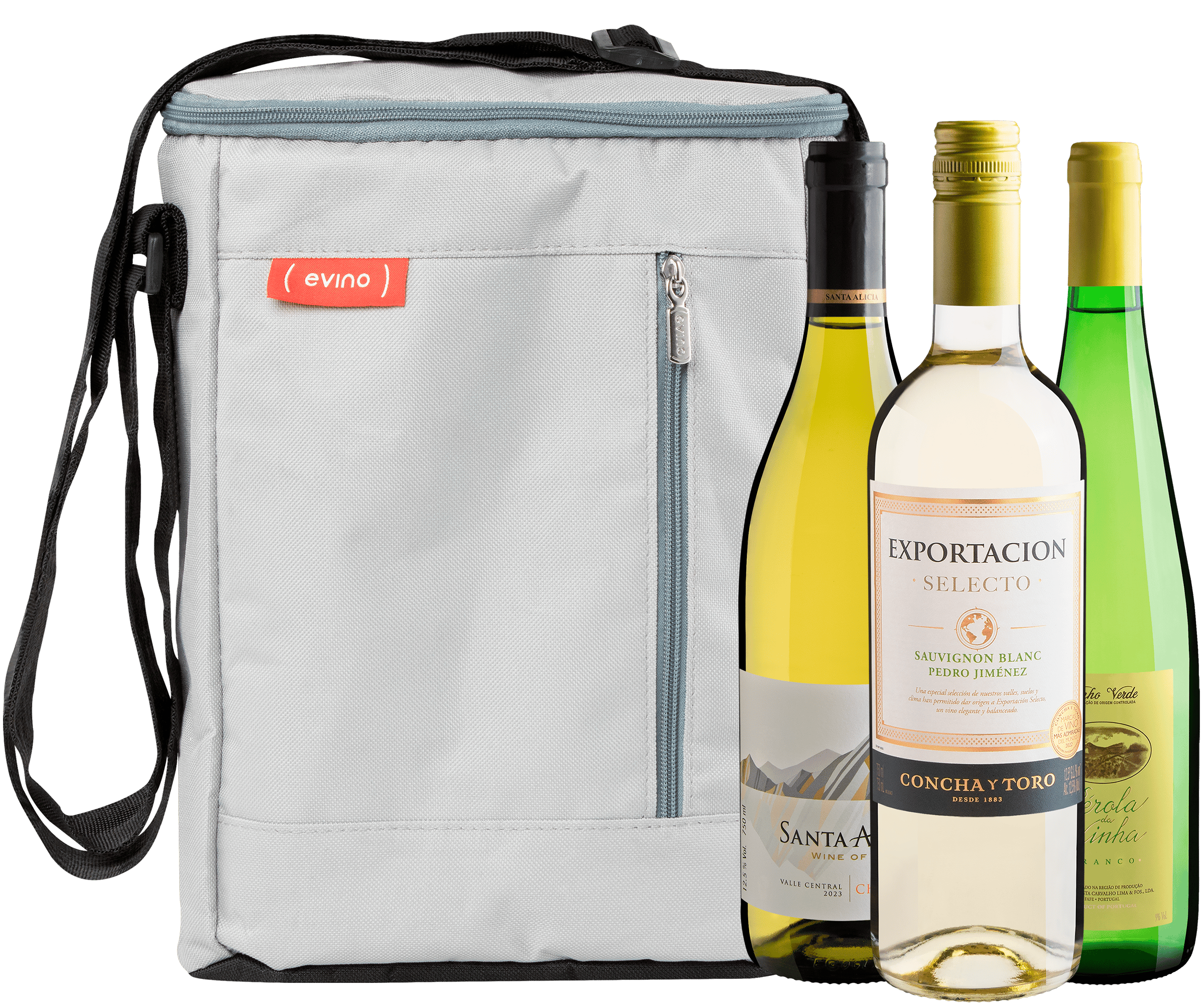 Kit 3 Vinhos Refrescantes + Bolsa Térmica 