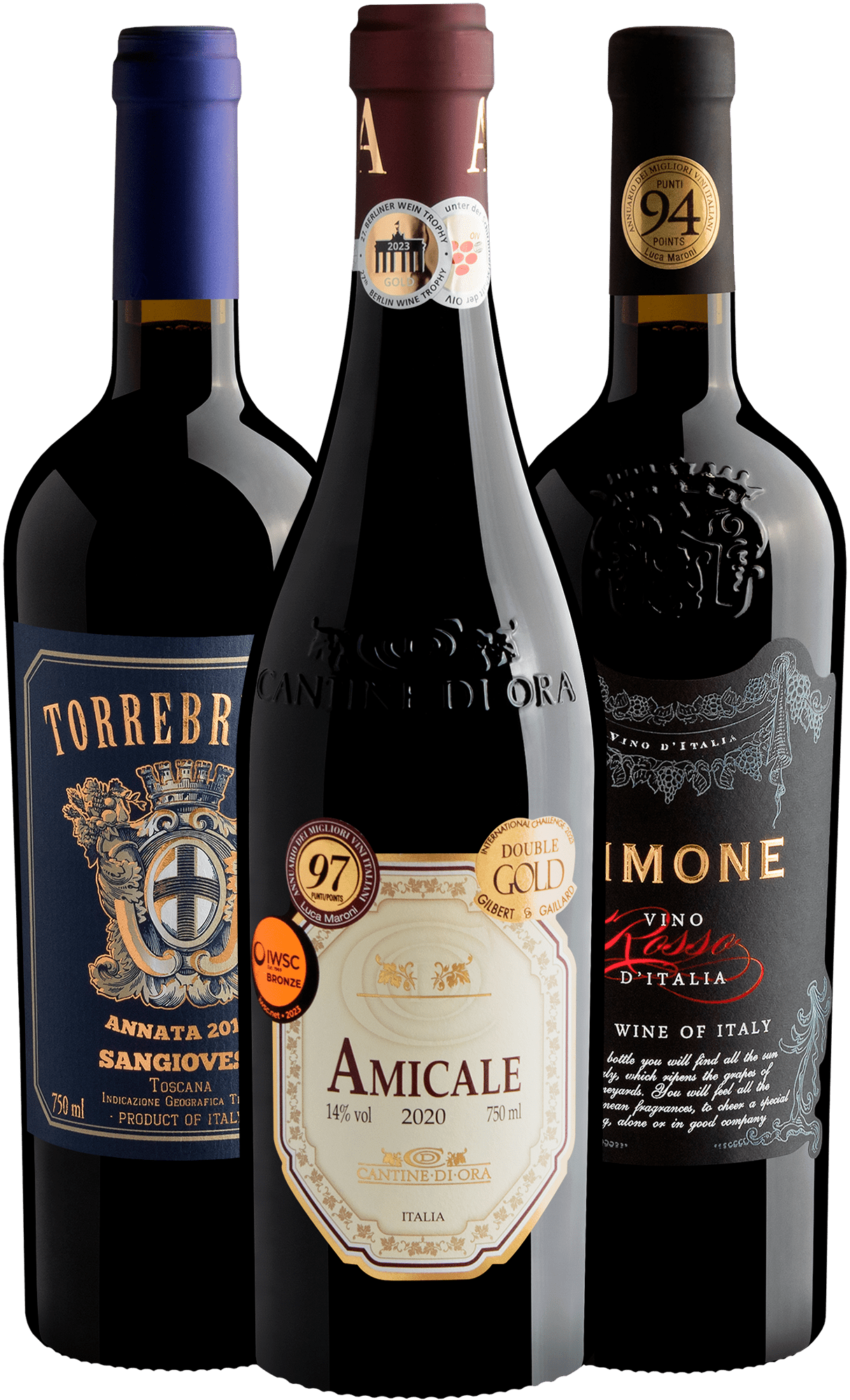 Kit 3 Vinhos Italianos Premium
