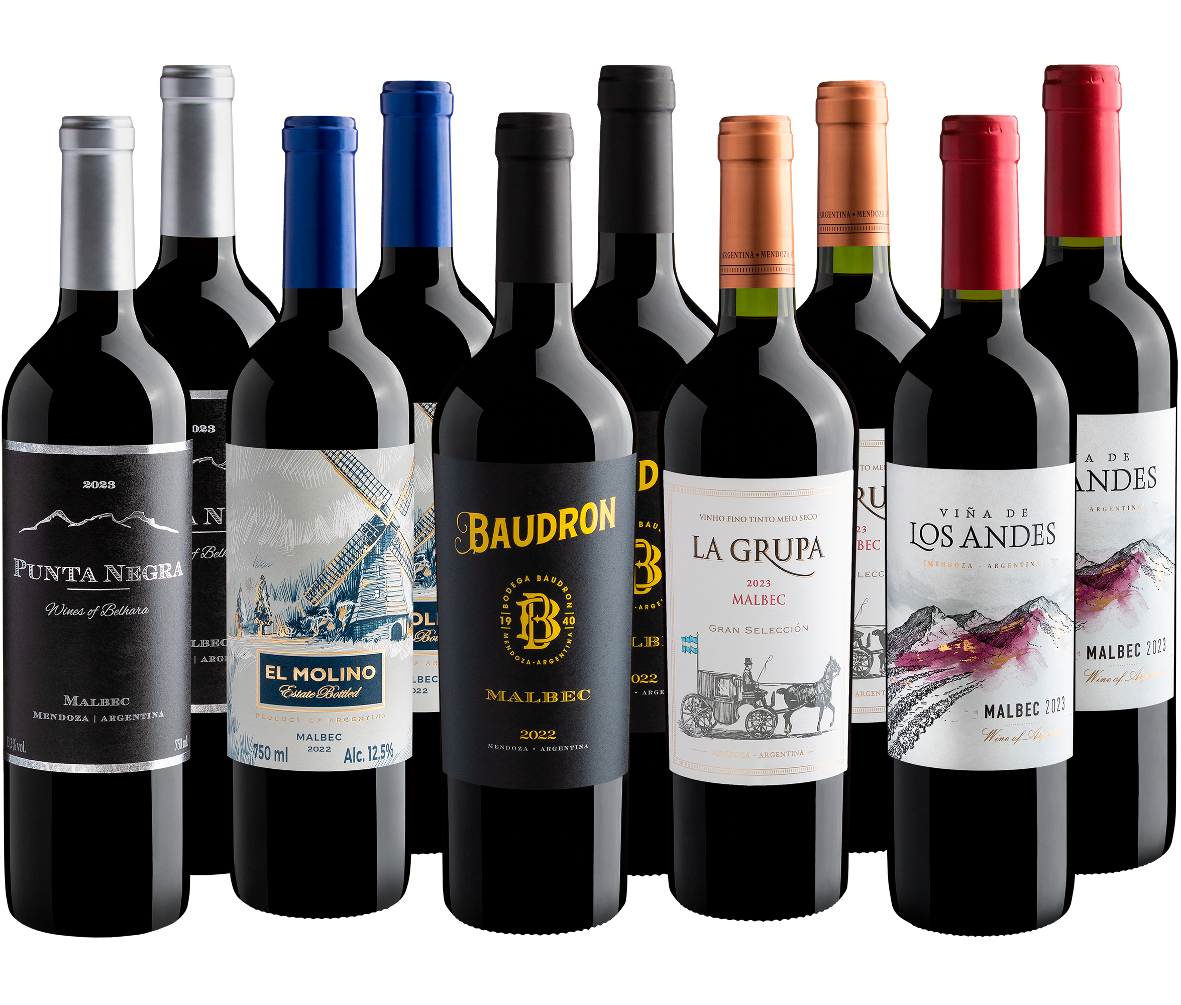 Kit Malbec em Dobro | 10 garrafas por R$27,90 cada 