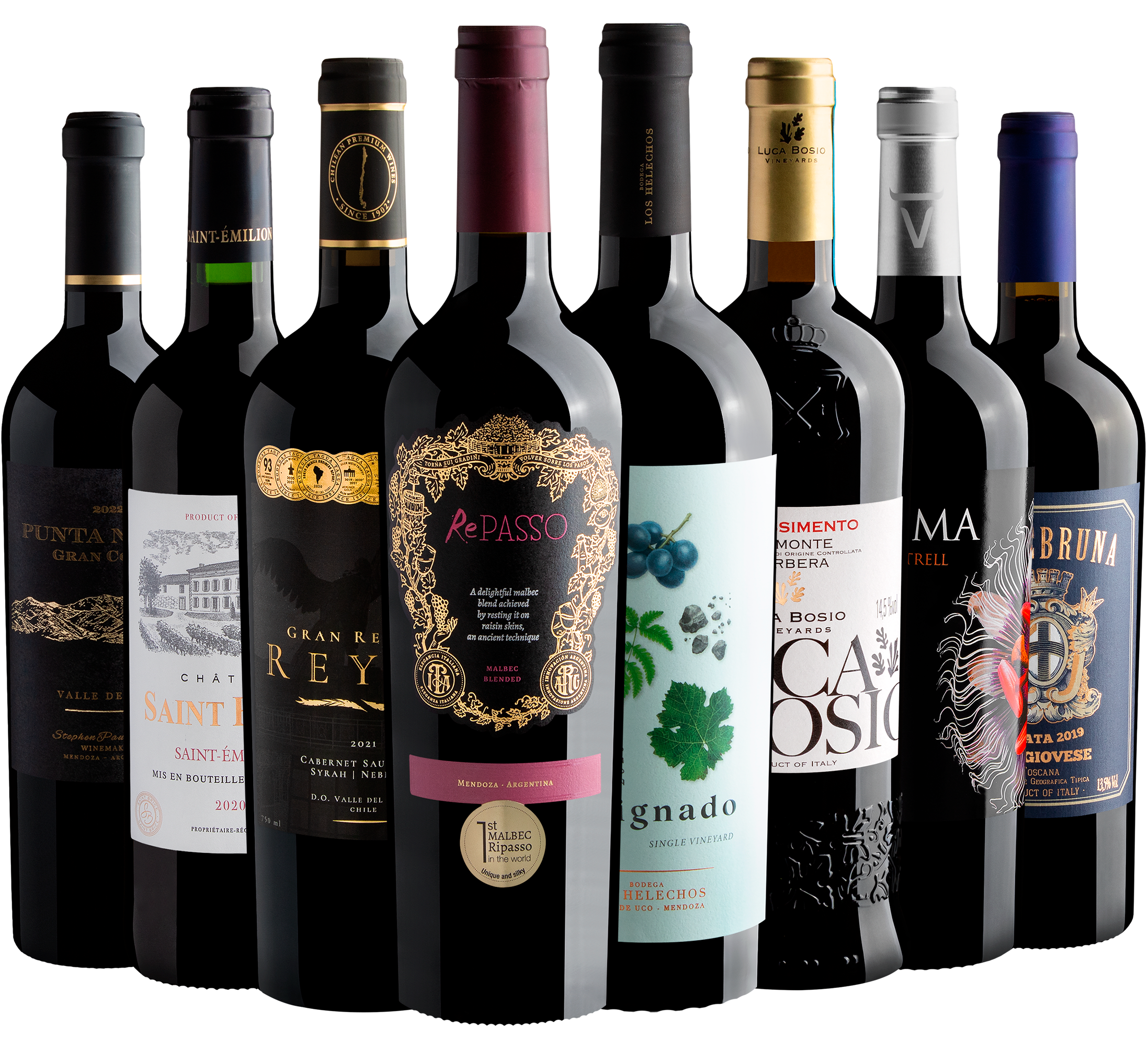 Kit Curadoria Premium | 8 garrafas por R$89,90 cada 