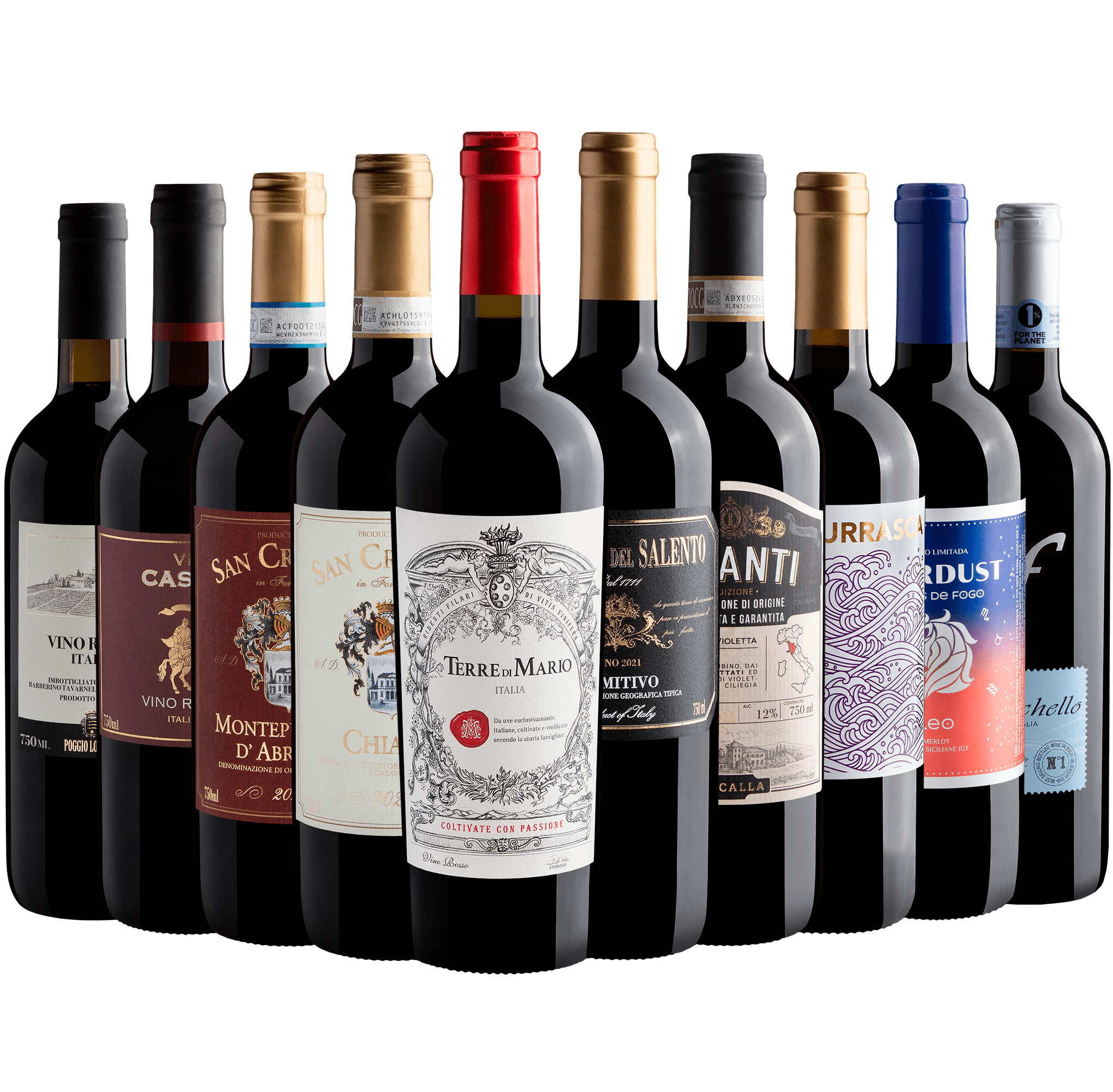 Kit 10 Vinhos Italianos 
