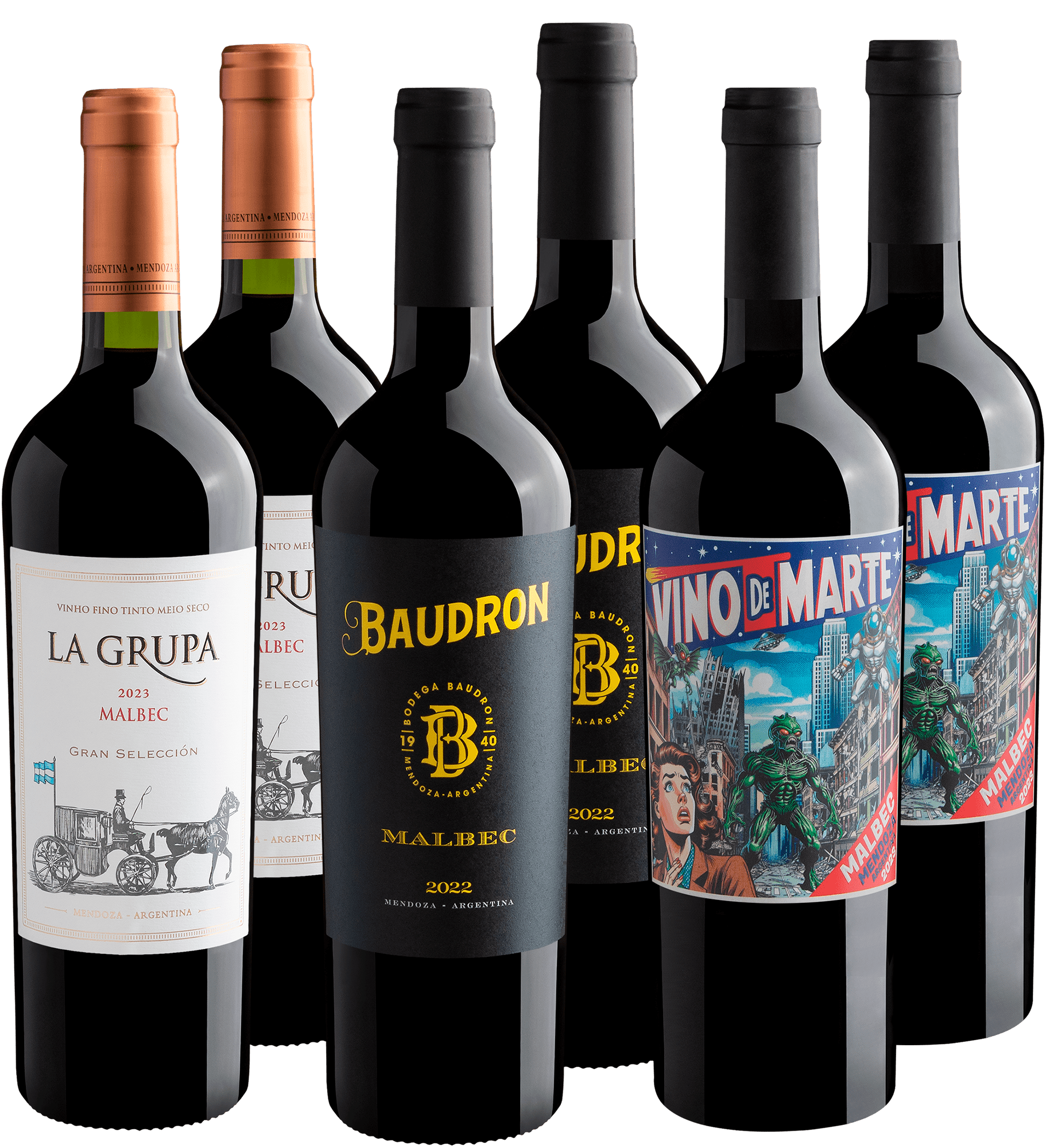 Kit Malbecs em Dobro | 6 garrafas por R$27,90 cada