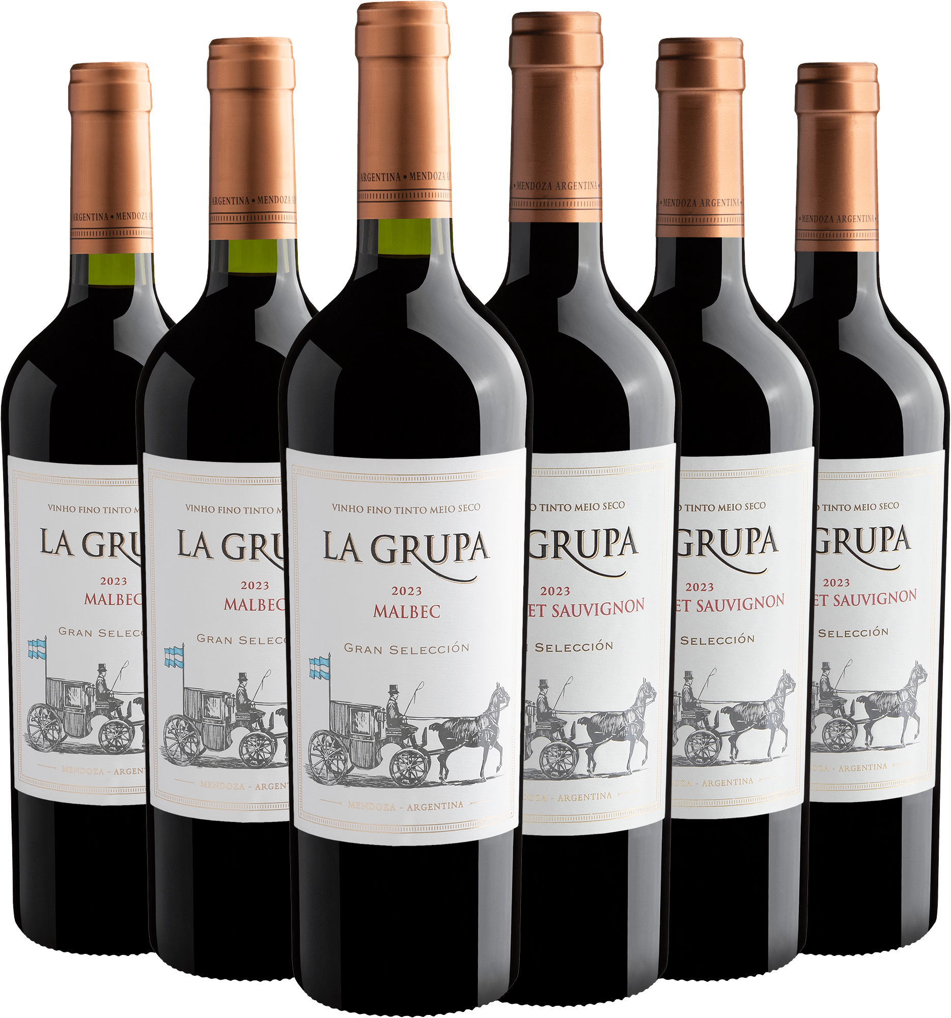 Kit La Grupa | 3 Malbec + 3 Cabernet Sauvignon 