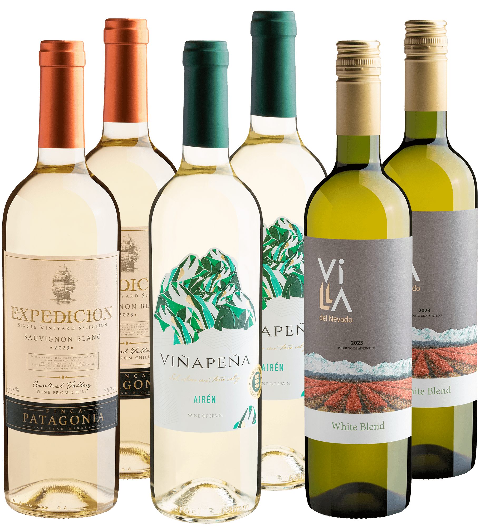 Kit Vinhos Brancos | 6 garrafas por R$26,90 cada 