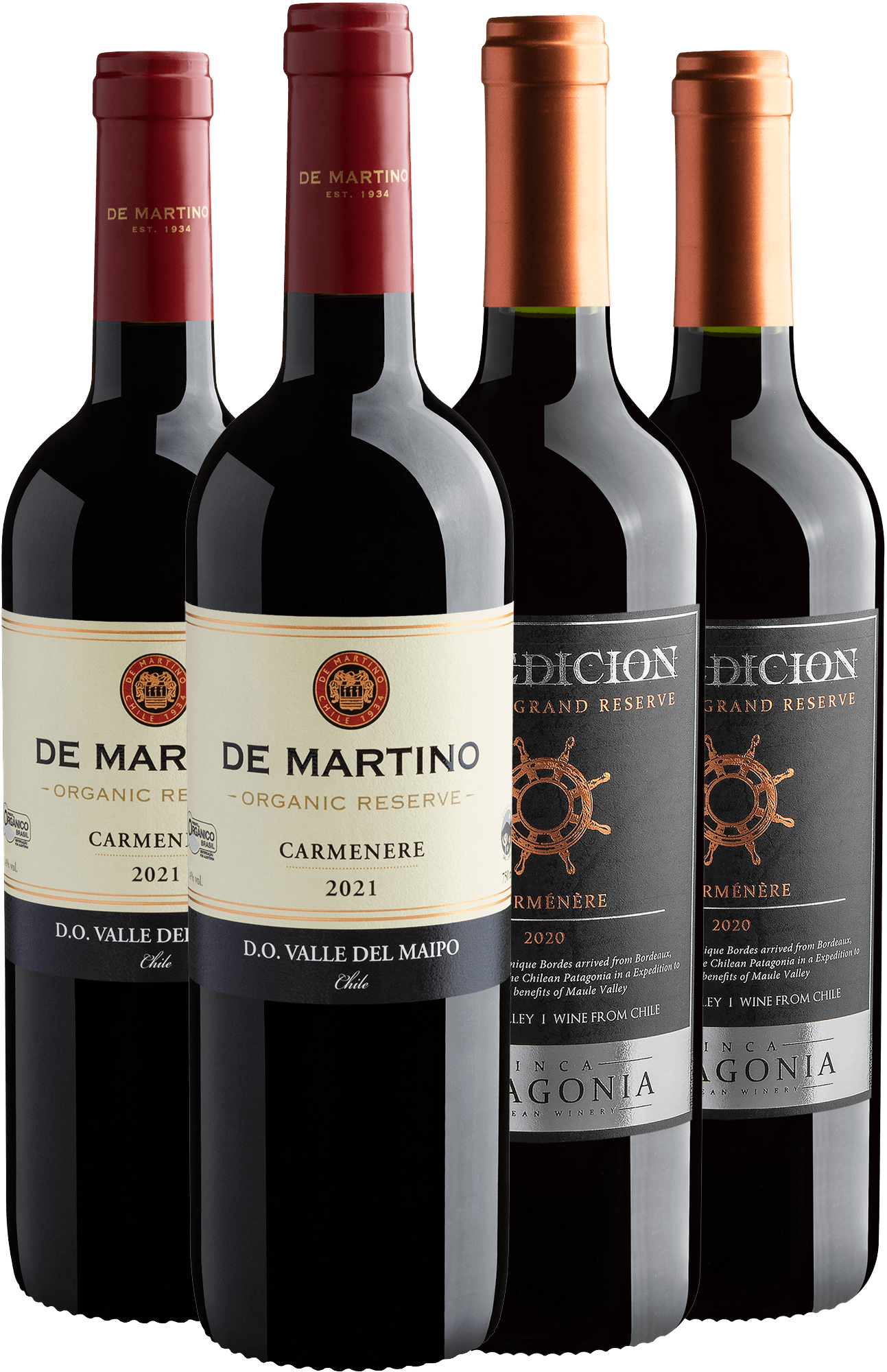 Kit O Melhor da Carménère | 4 garrafas por R$64,90 cada