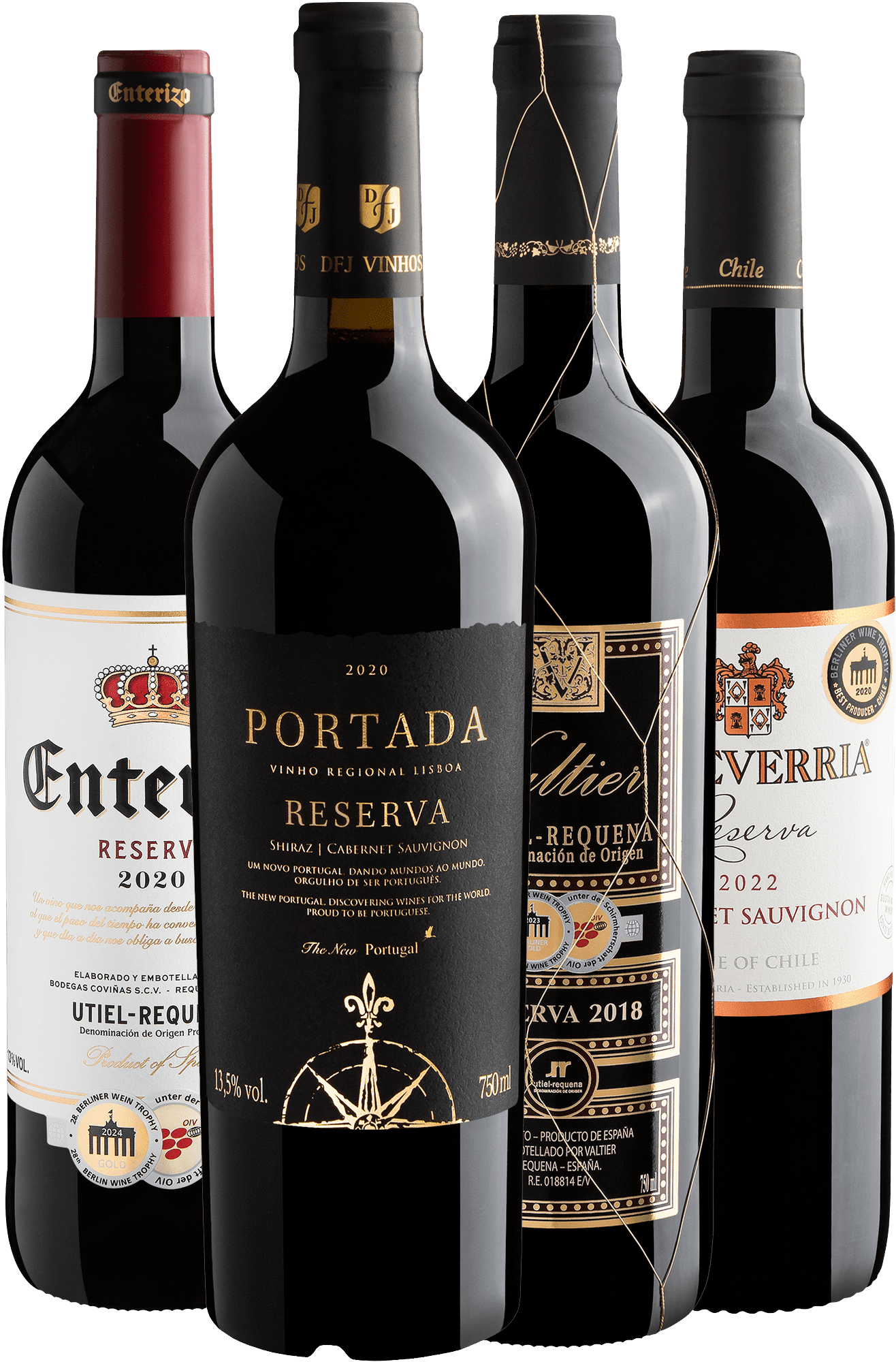 Kit 4 Reservas Premiados por R$49,90 cada garrafa