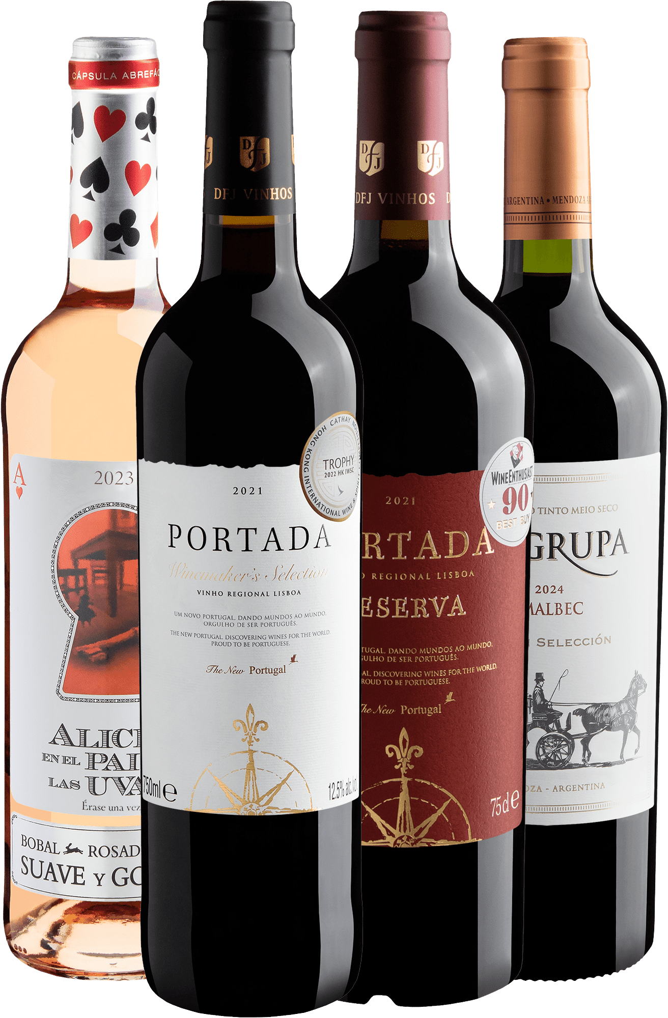 Kit Vinhos Mais Vendidos de 2024