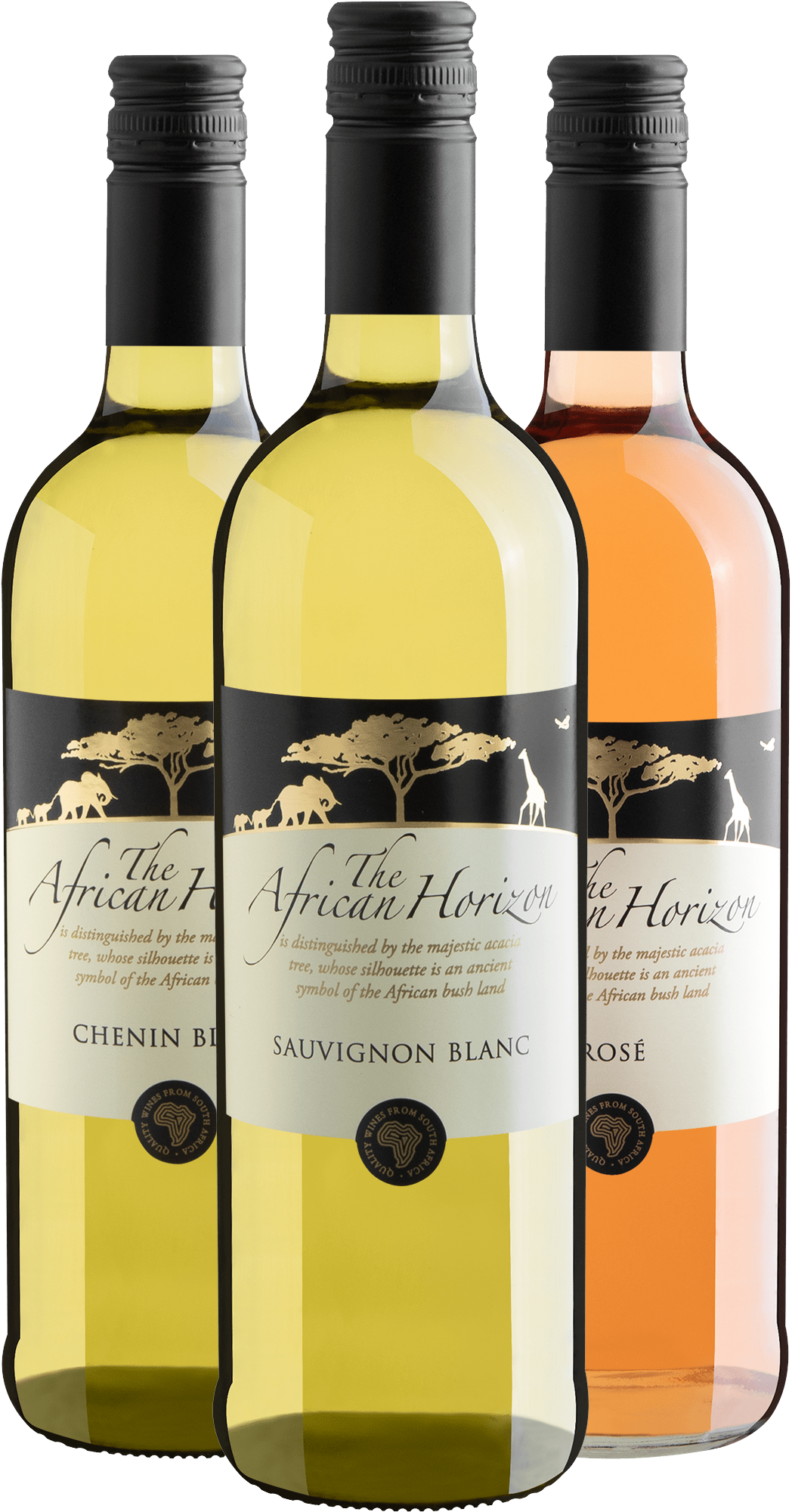 Kit The African Horizon | 2 Brancos + 1 Rosé por R$54,90 cada garrafa