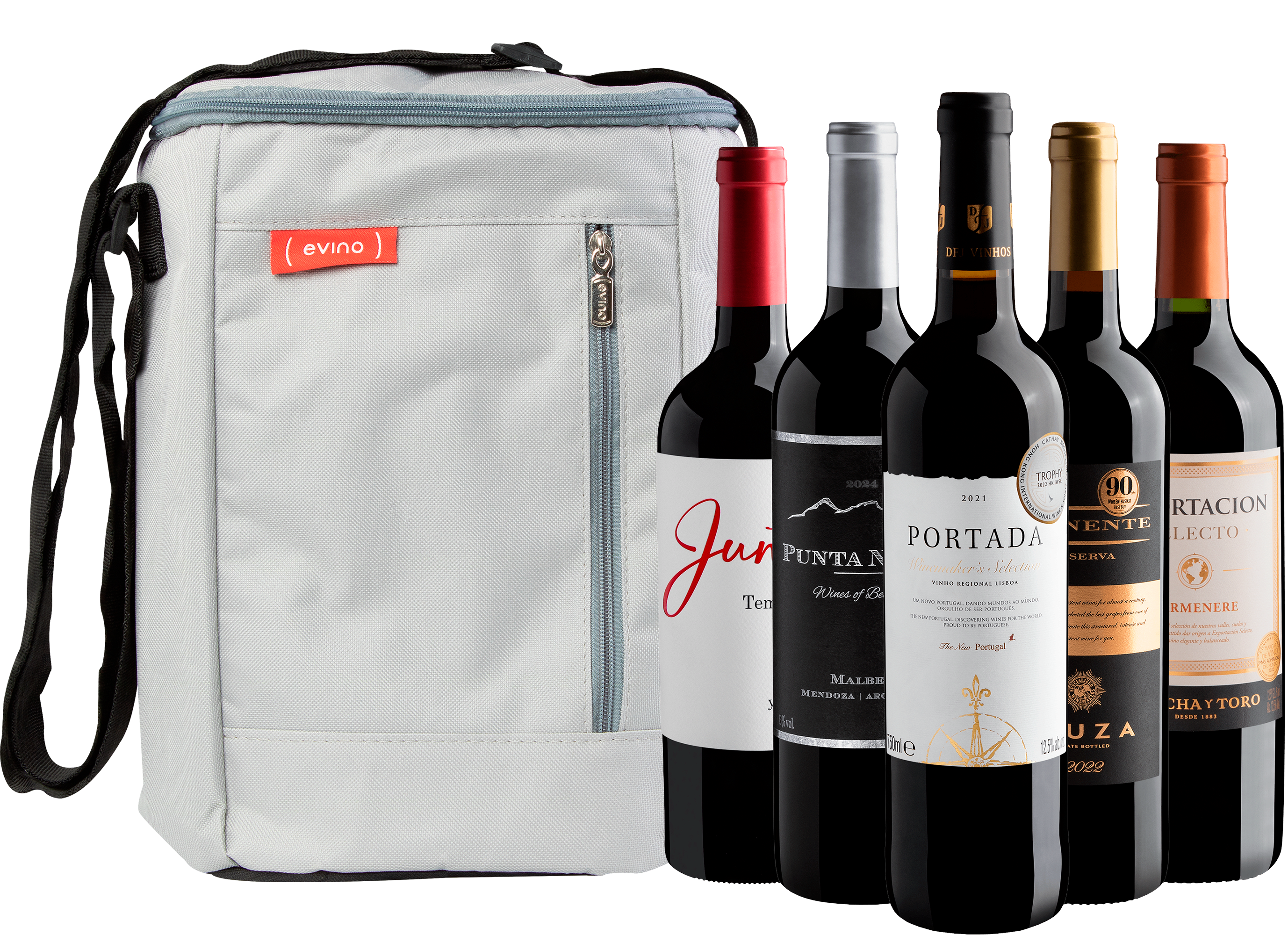 Kit 5 Tintos Icônicos + Bolsa Térmica