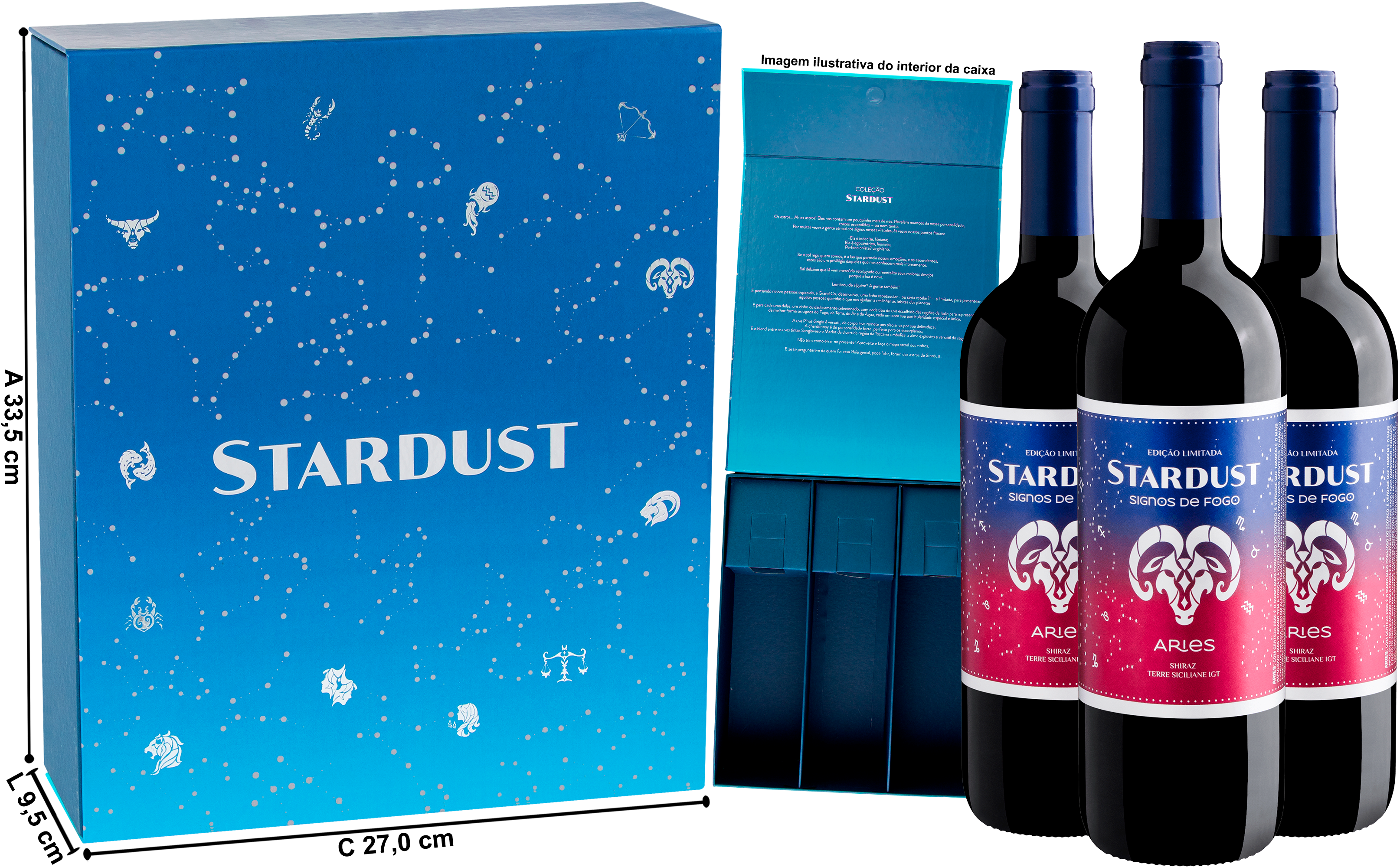 Kit Áries para Presente + Caixa Exclusiva
