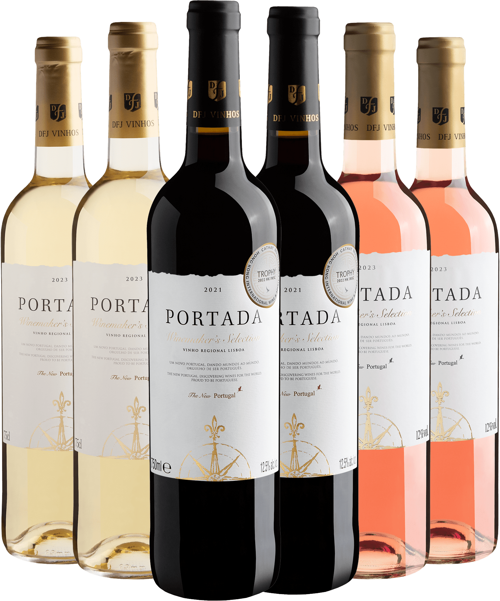 Kit Linha Portada Winemaker's | 2 Tintos + 2 Brancos + 2 Rosés