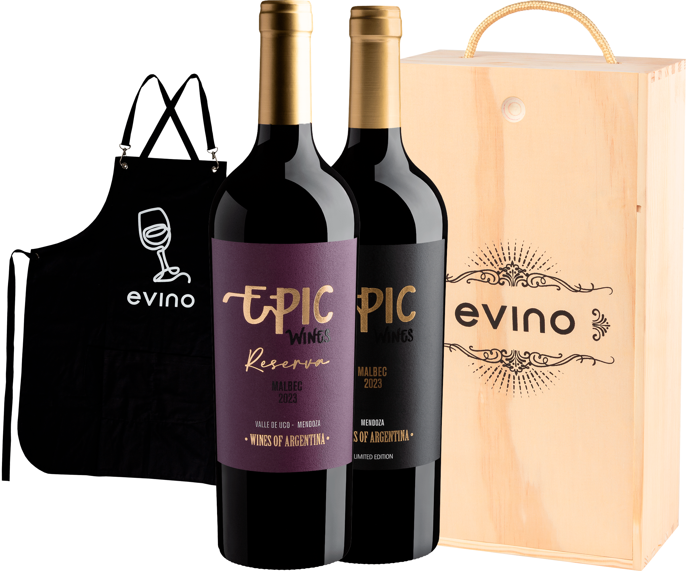 Kit Epic Wines Malbec para Presente