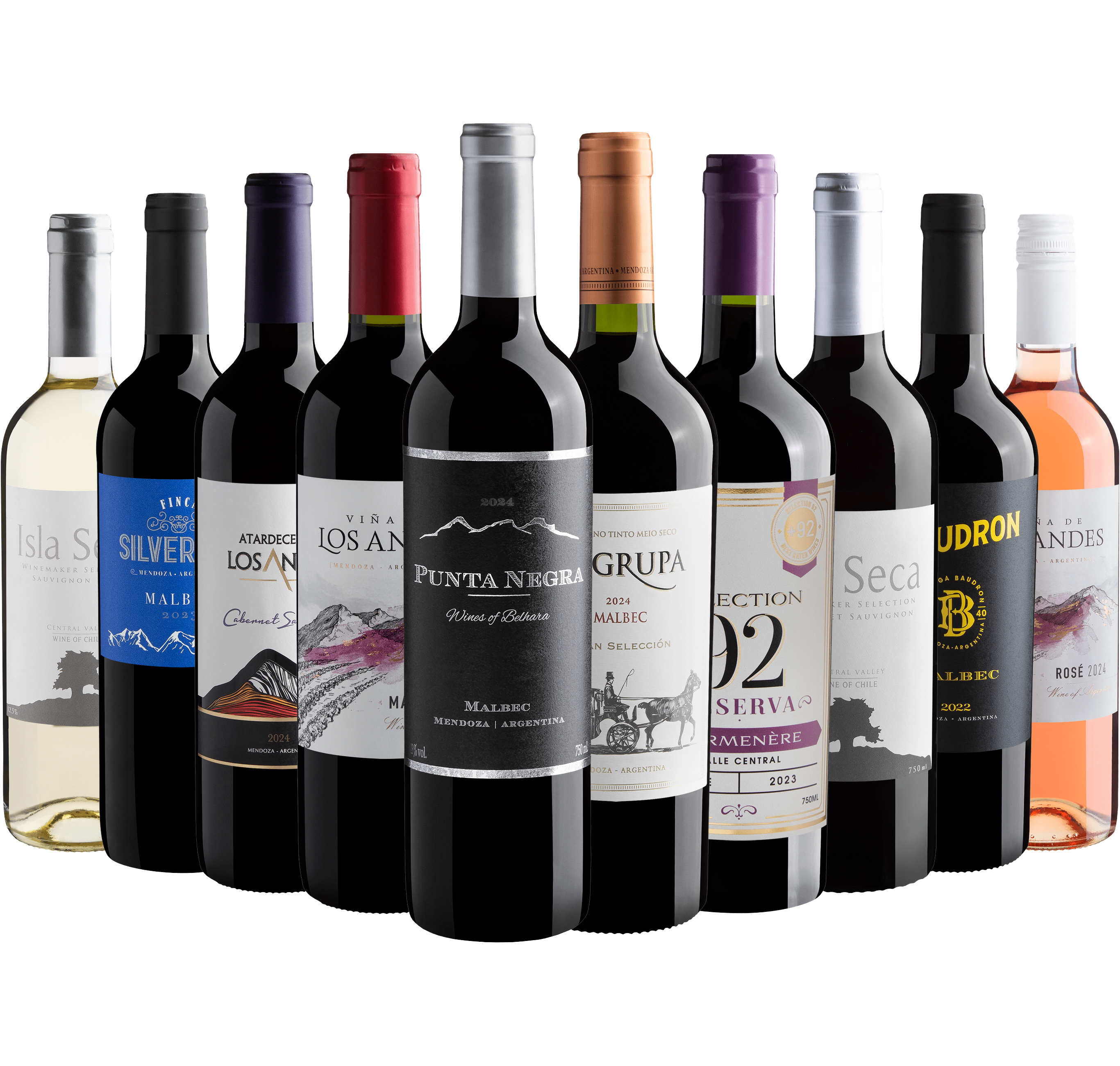 Kit 10 Best Sellers por R$29,90 cada garrafa