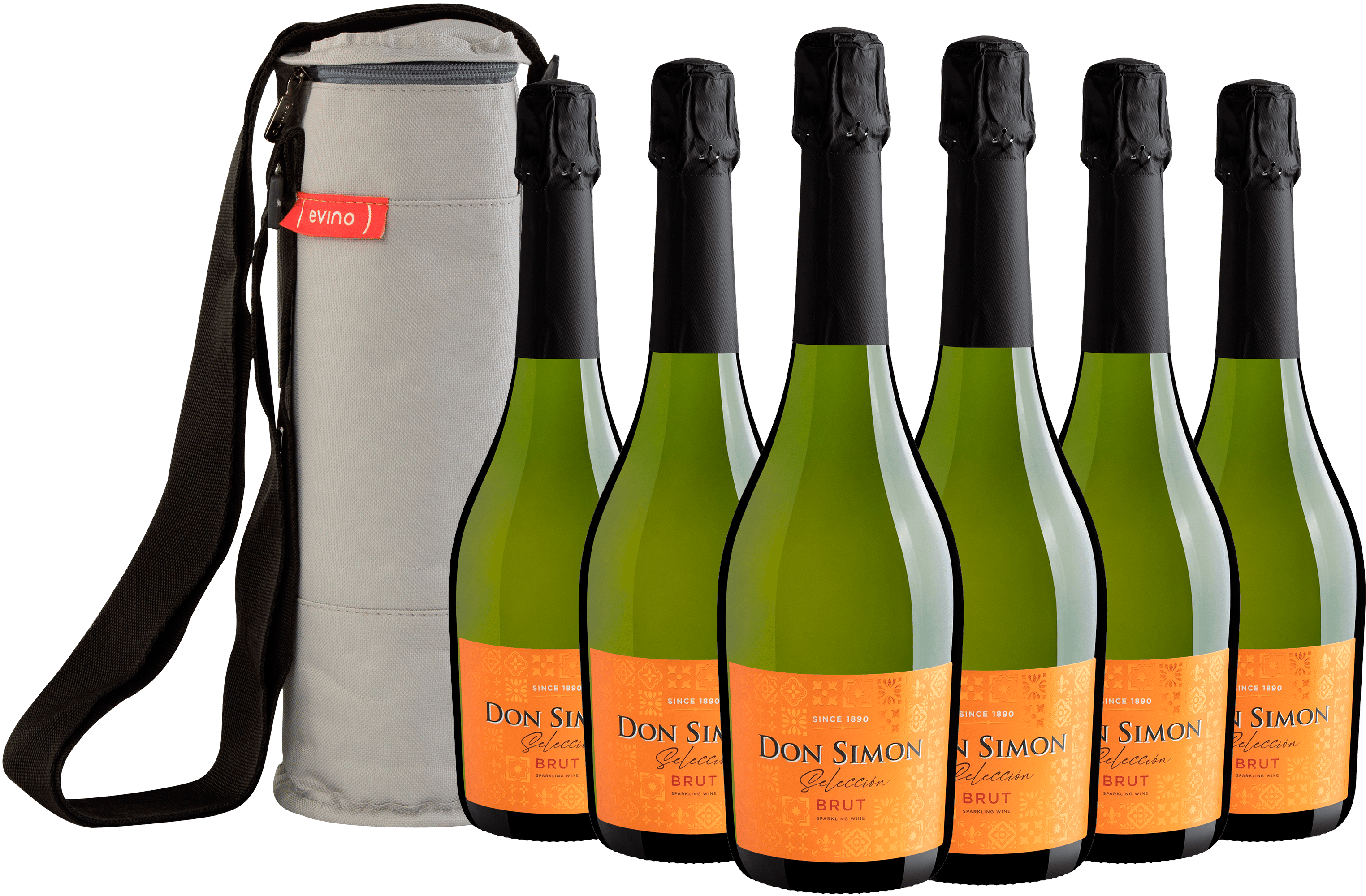 Kit 6 Don Simon Selección Brut Sparkling Wine + Bolsa Exclusiva 