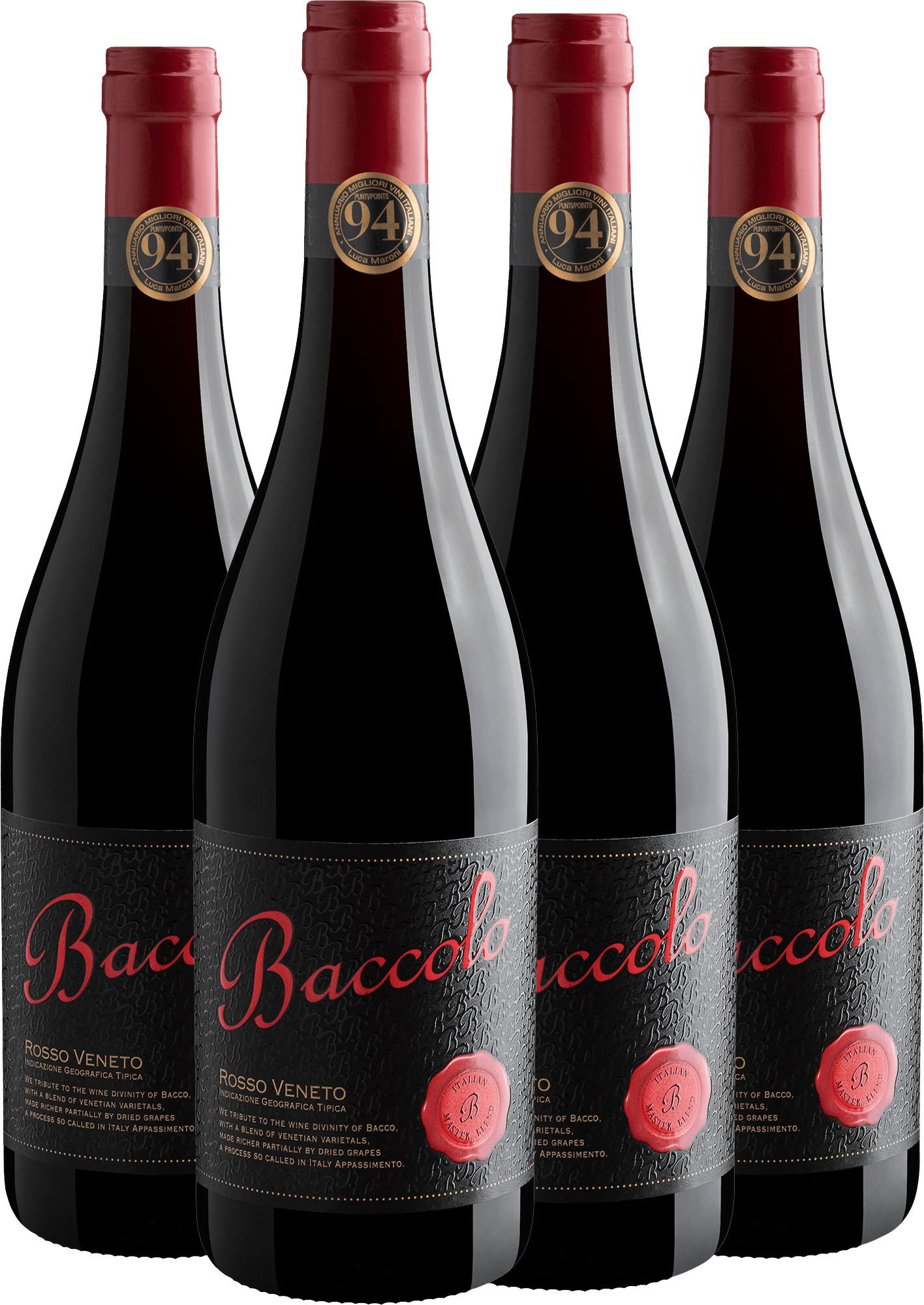 Kit 4 Baccolo Apassimento Rosso Veneto IGT