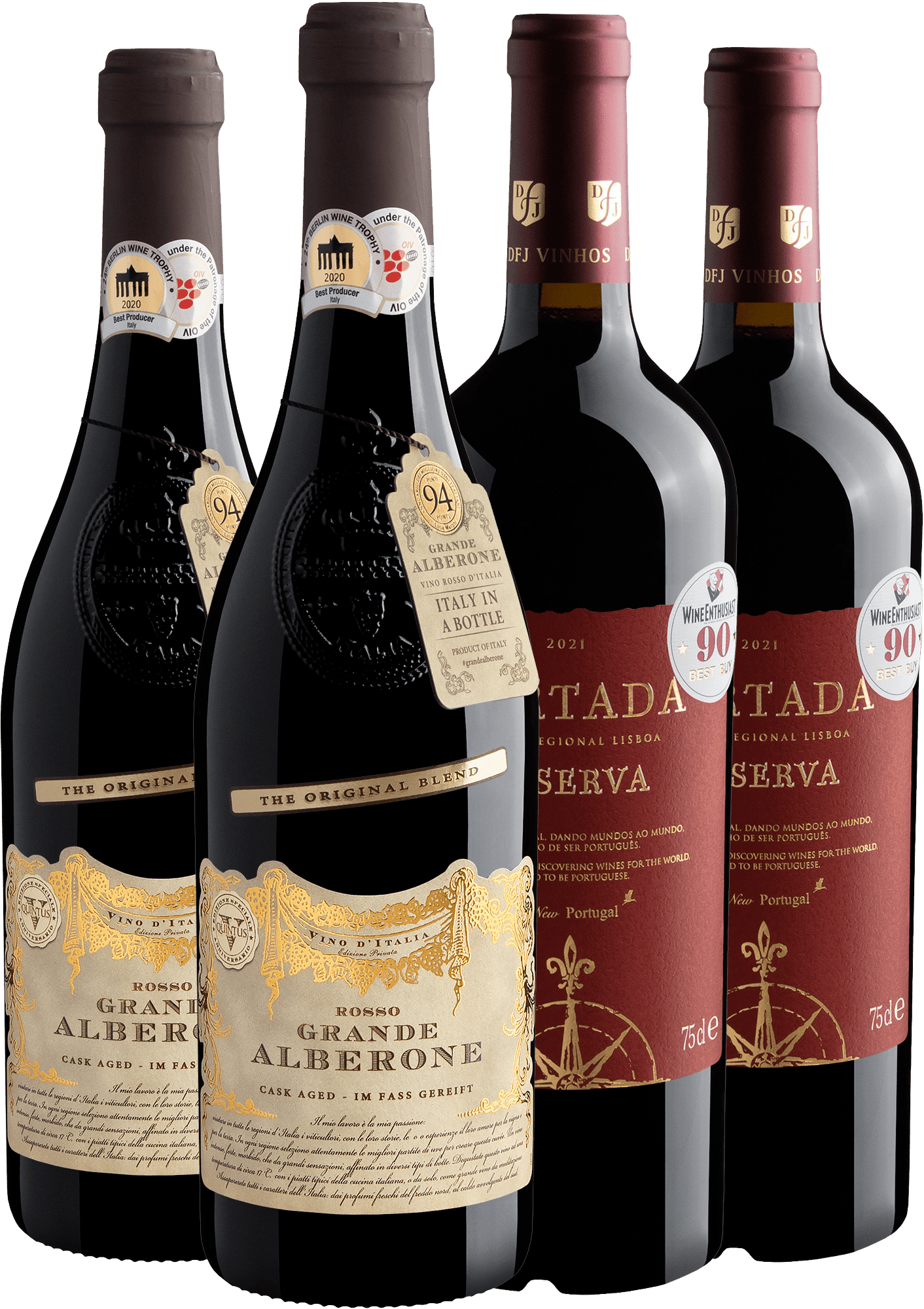 Kit 2 Portada Reserva + 2 Grande Alberone 