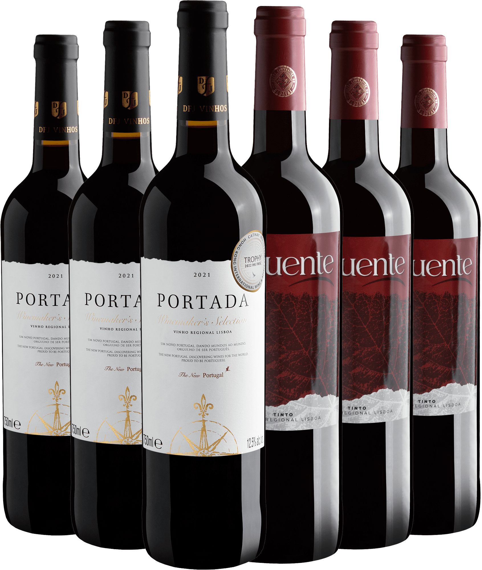 Kit Portugueses Premiados | 3 Portada Winemaker’s + 3 Influente*