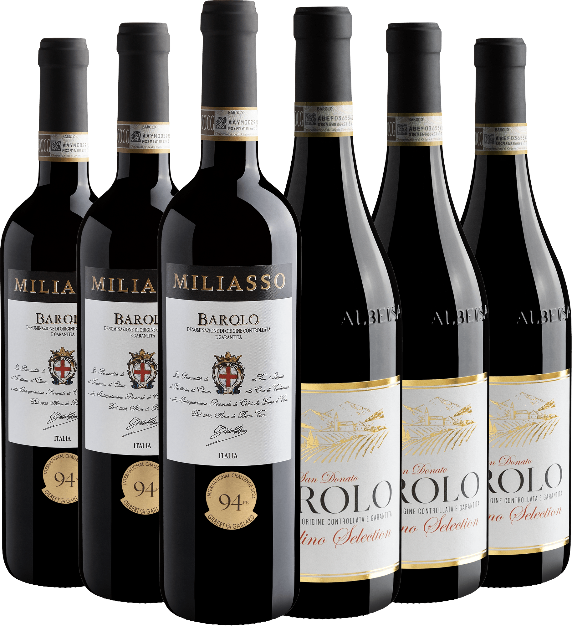 Kit Barolo | 3 Miliasso + 3 San Donato Rattalino