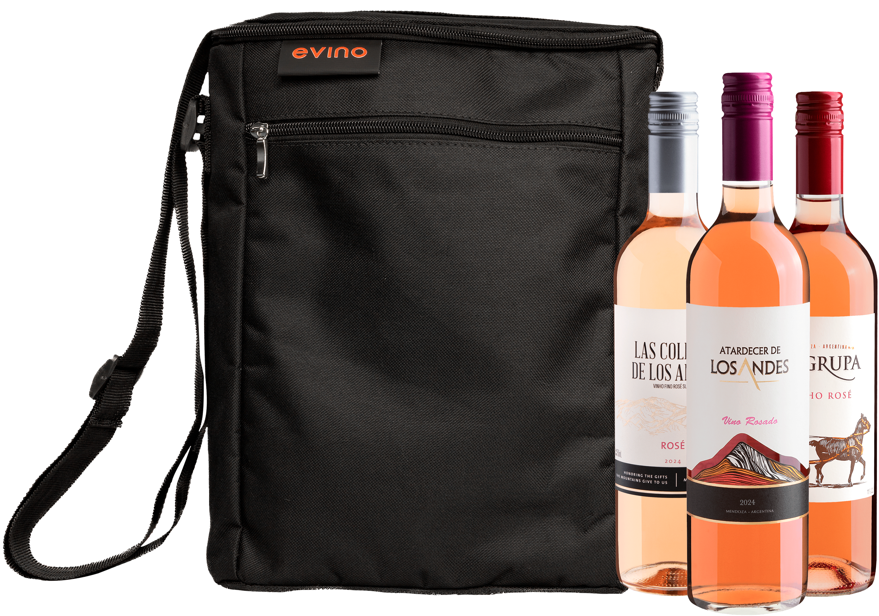Kit 3 Vinhos Rosés + Bolsa Exclusiva