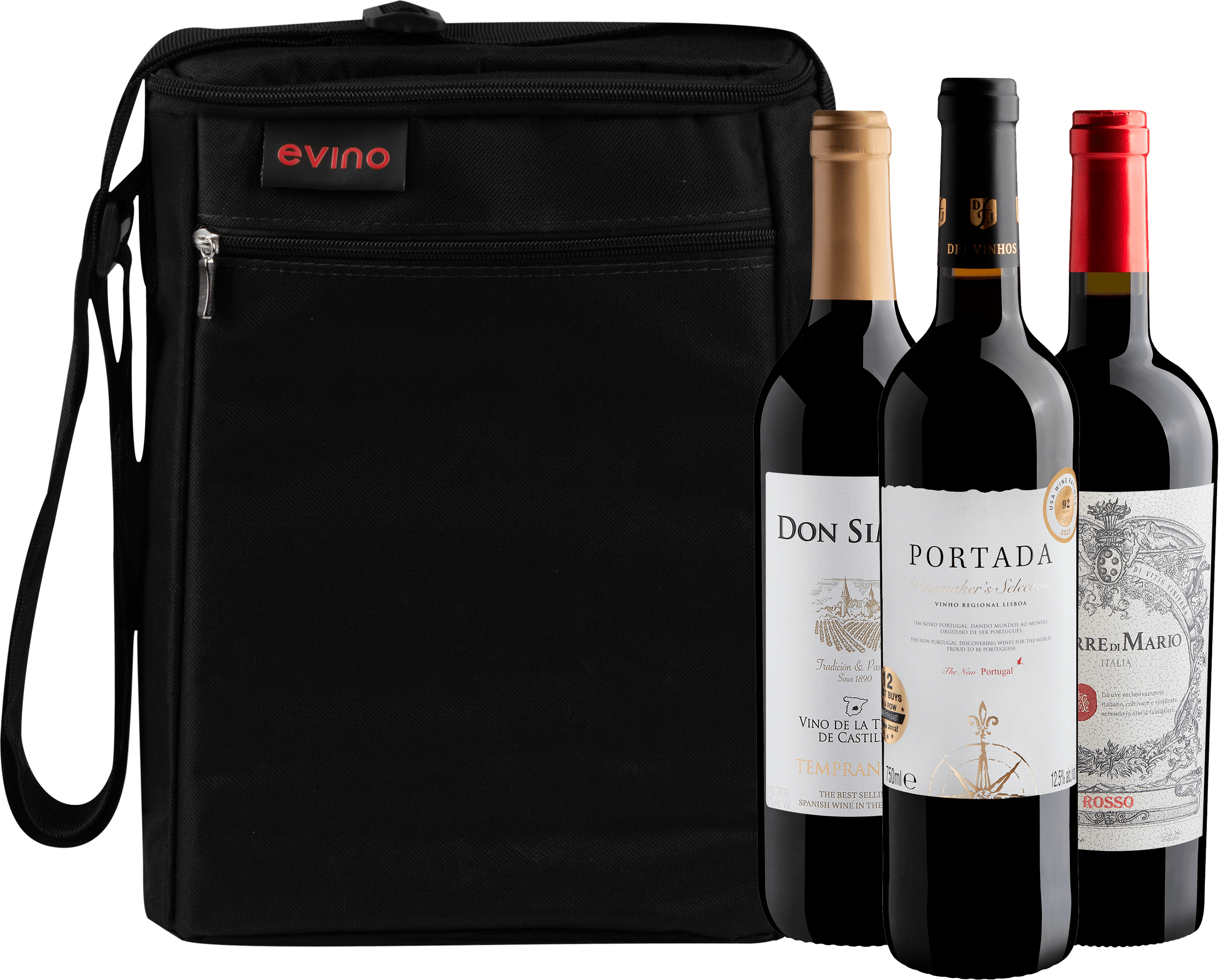 Kit 3 Vinhos Best Sellers + Bolsa Exclusiva