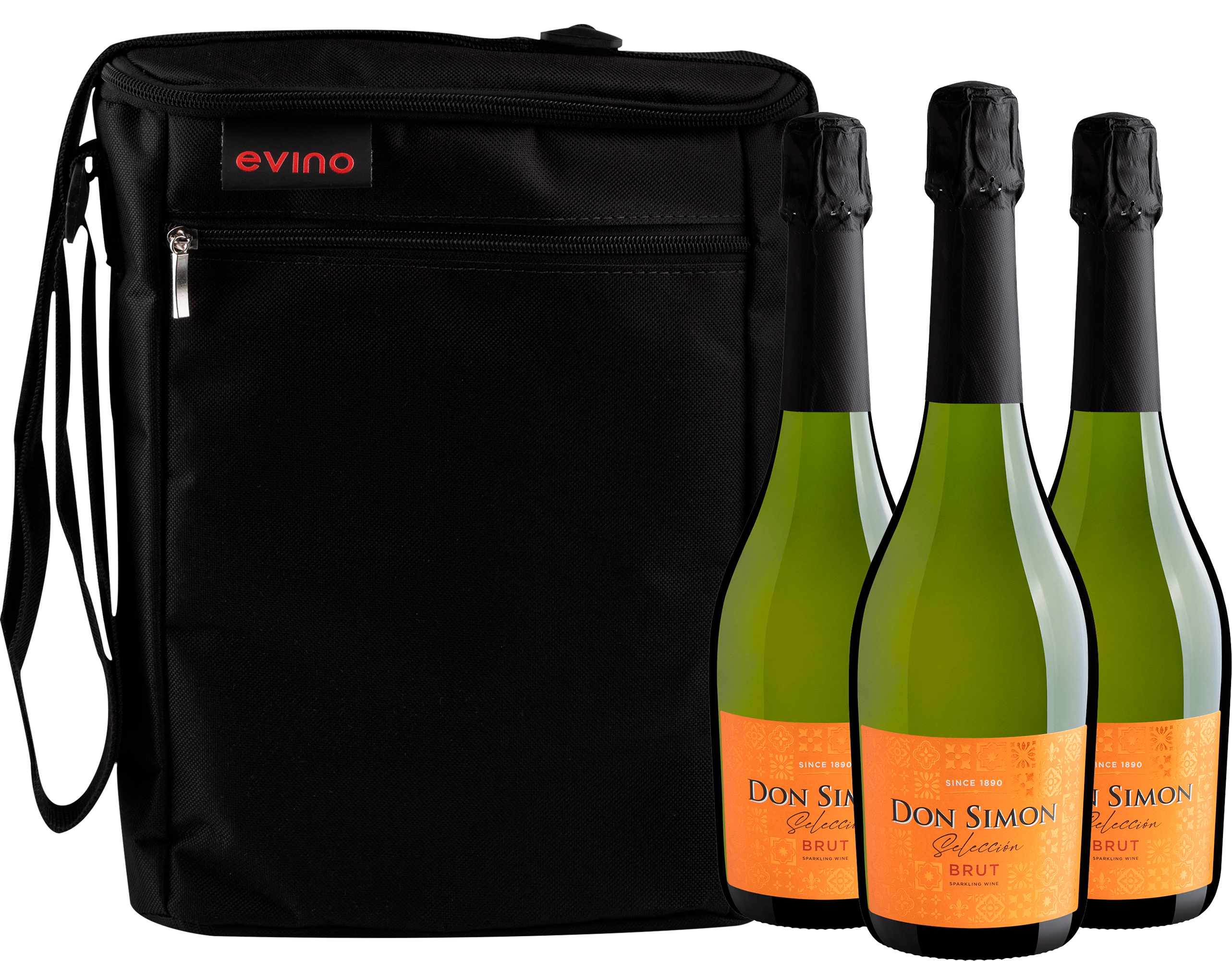 Kit 3 Don Simon Selección Brut Sparkling Wine + Bolsa Exclusiva 