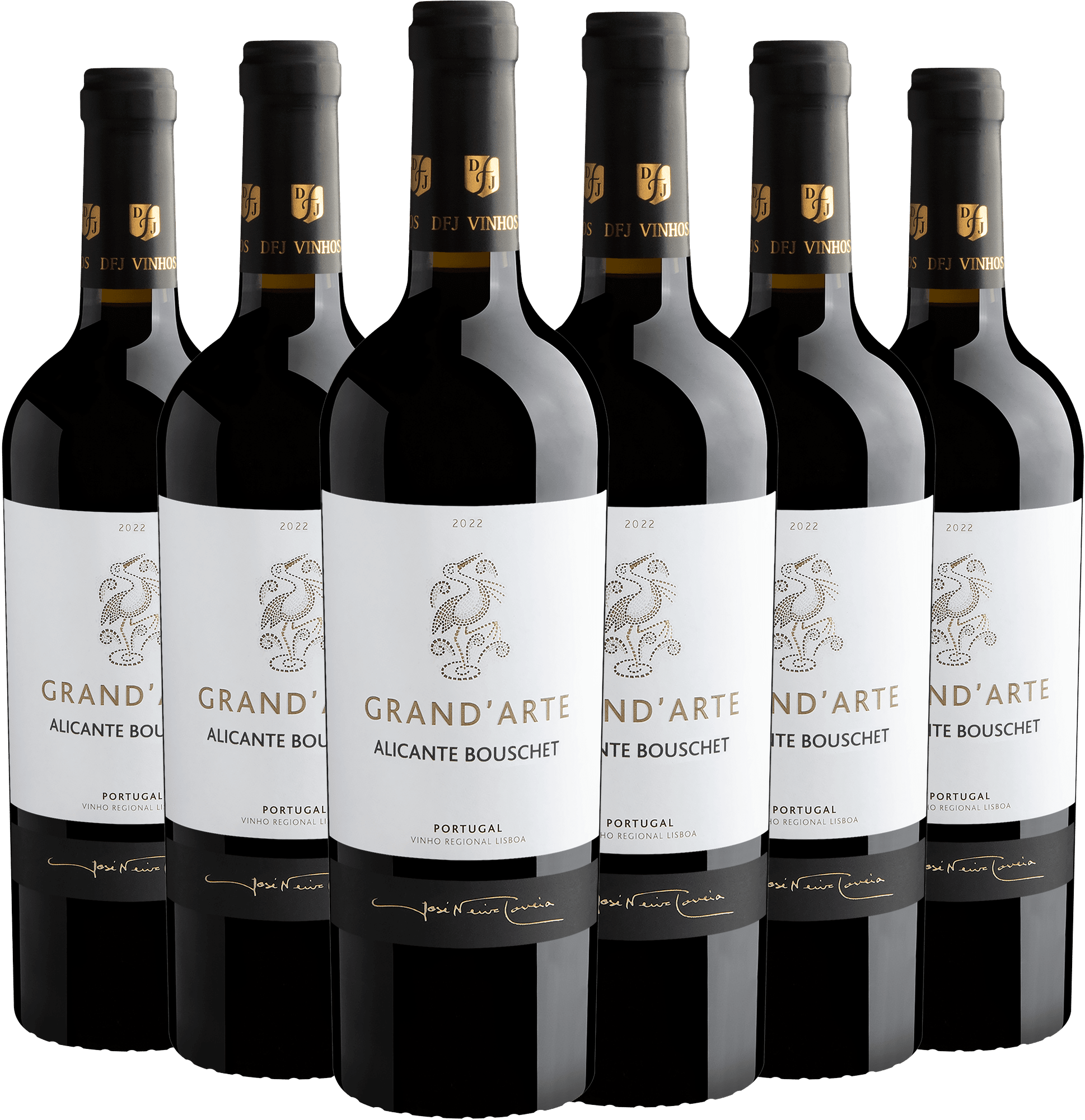 Kit 6 Grand'Arte Alicante Bouschet Vinho Regional Lisboa por R$69,90 cada garrafa 