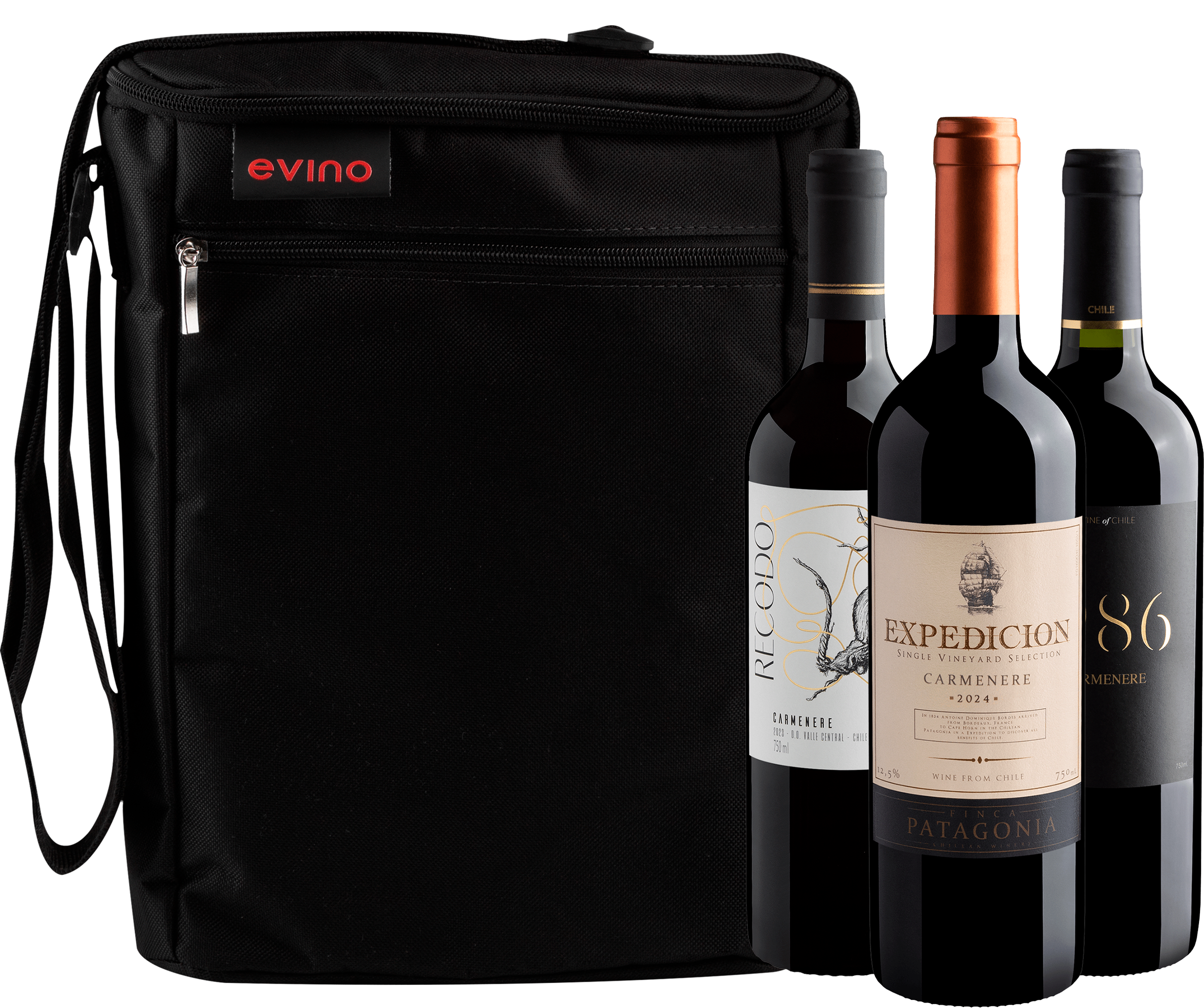 Kit 3 Carménères + Bolsa Exclusiva