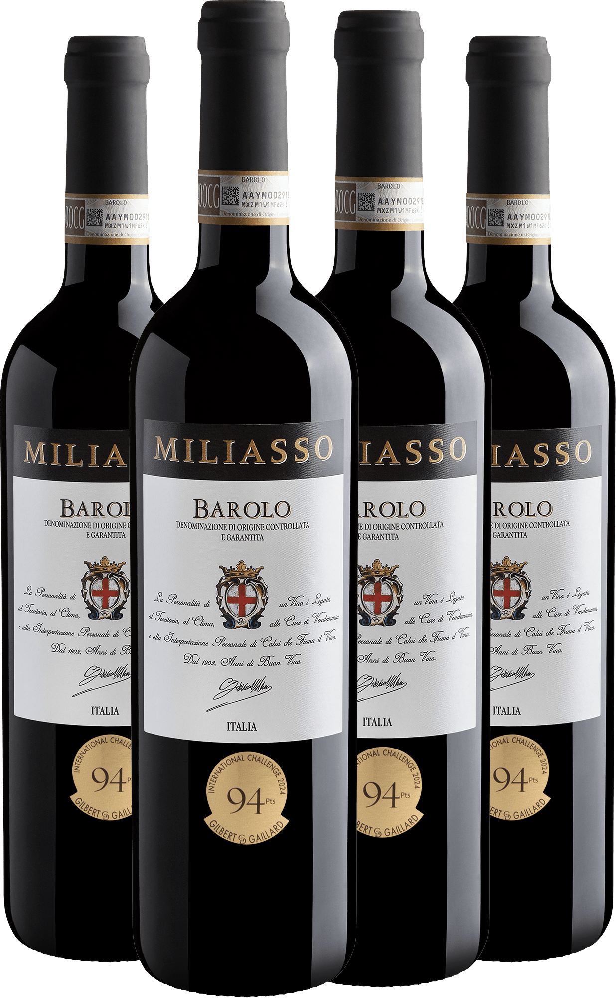 Kit 4 Miliasso Barolo DOCG