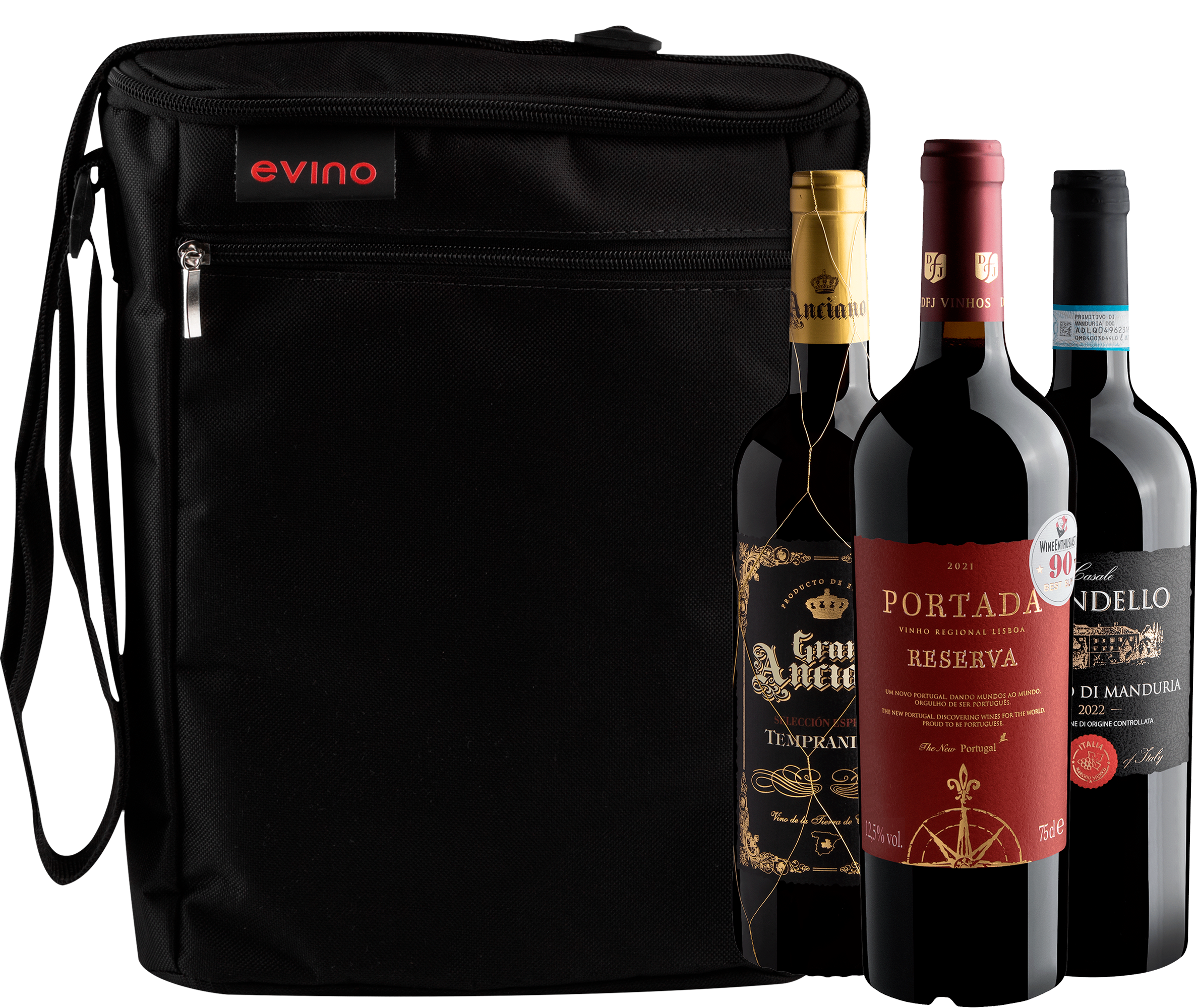Kit 3 Tintos Best Sellers + Bolsa Exclusiva