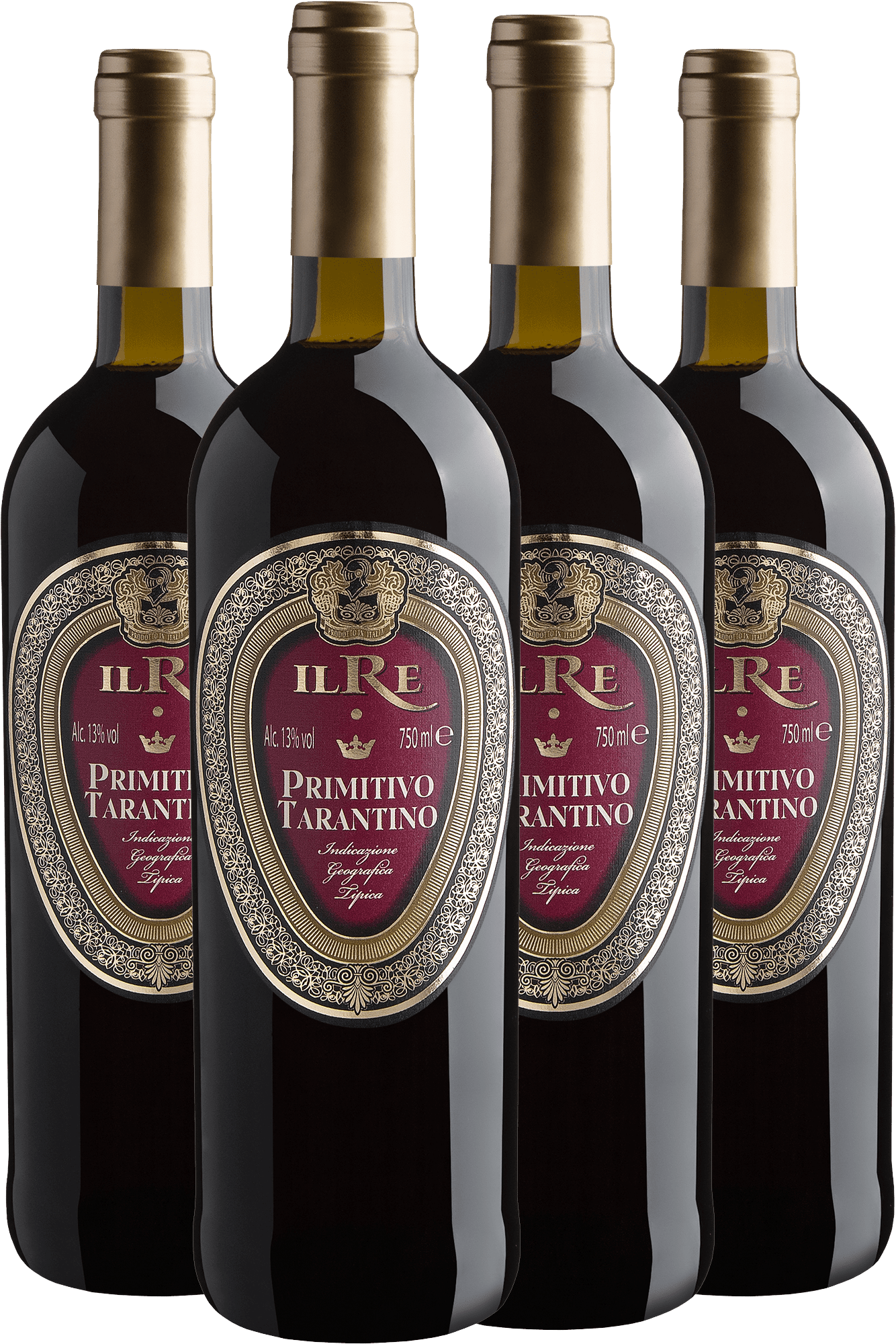 Kit 4 IL Re Primitivo Tarantino IGT