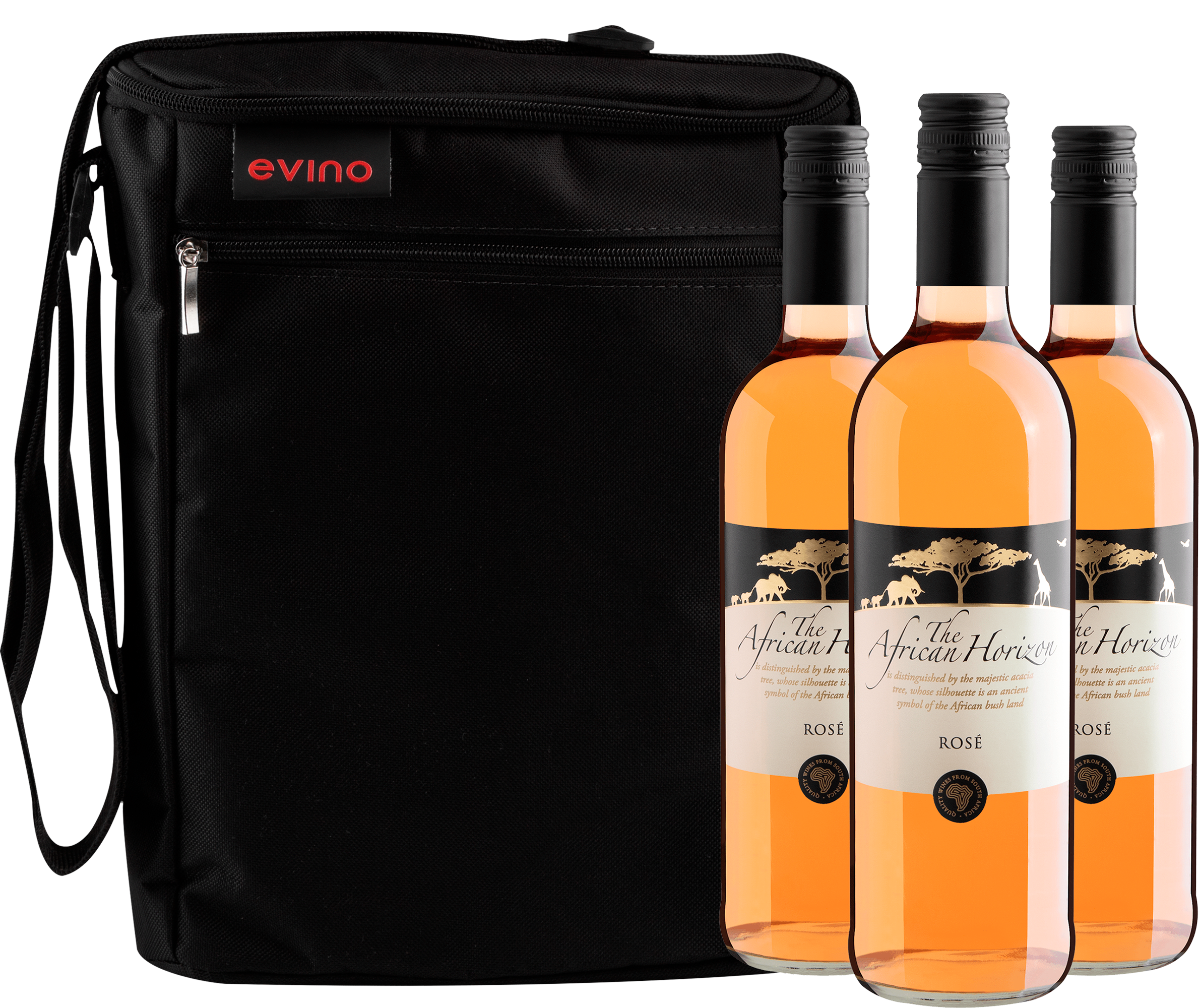 Kit 3 The African Horizon Rosé + Bolsa Exclusiva para 3 garrafas