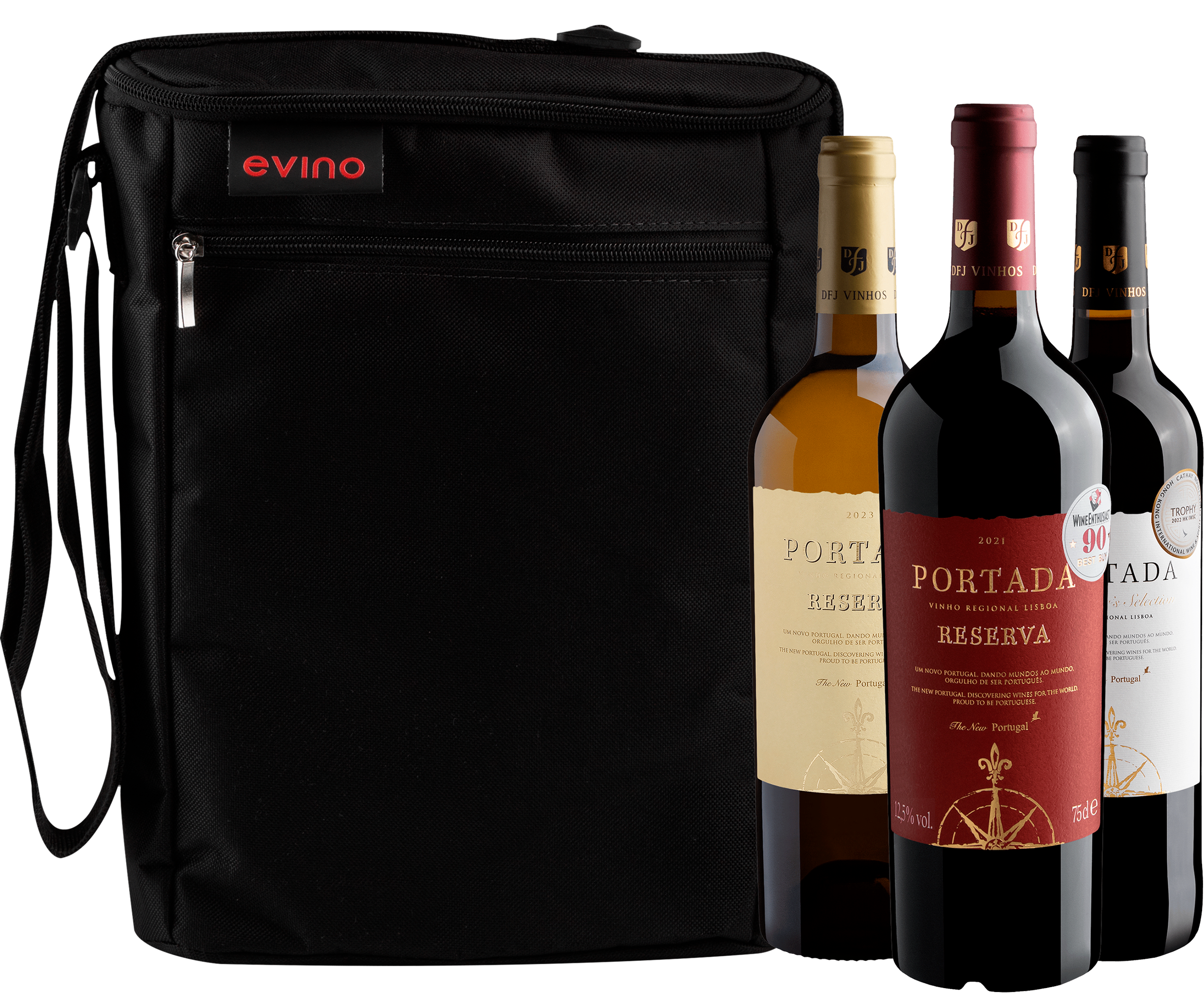 Kit Família Portada | 3 garrafas + Bolsa Exclusiva