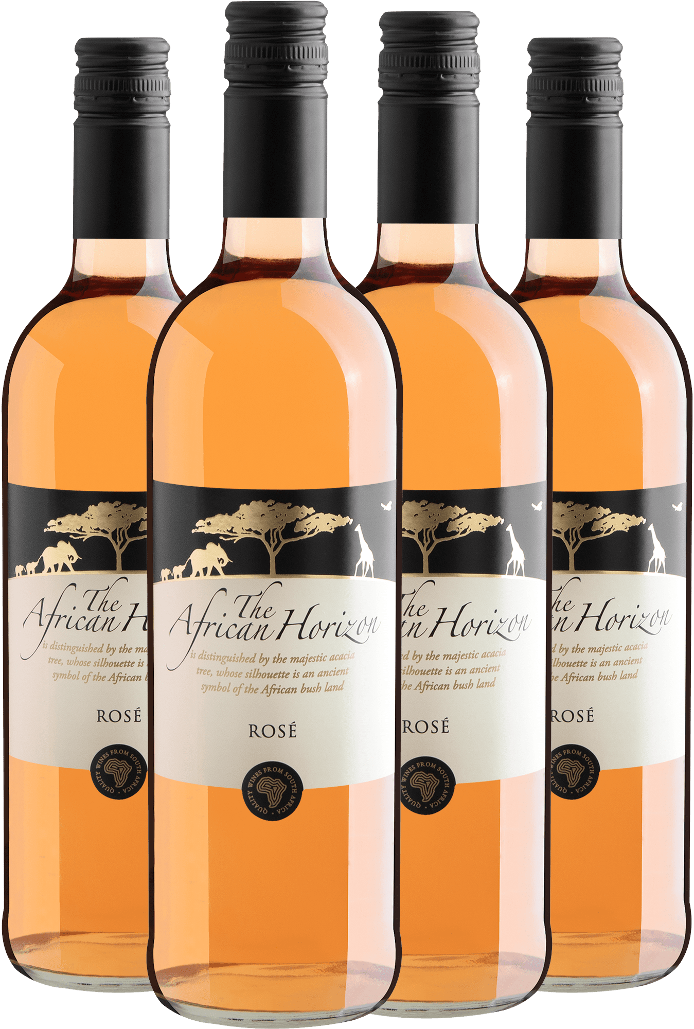 Kit 4 The African Horizon Rosé Western Cape W.O. + Frete Grátis*