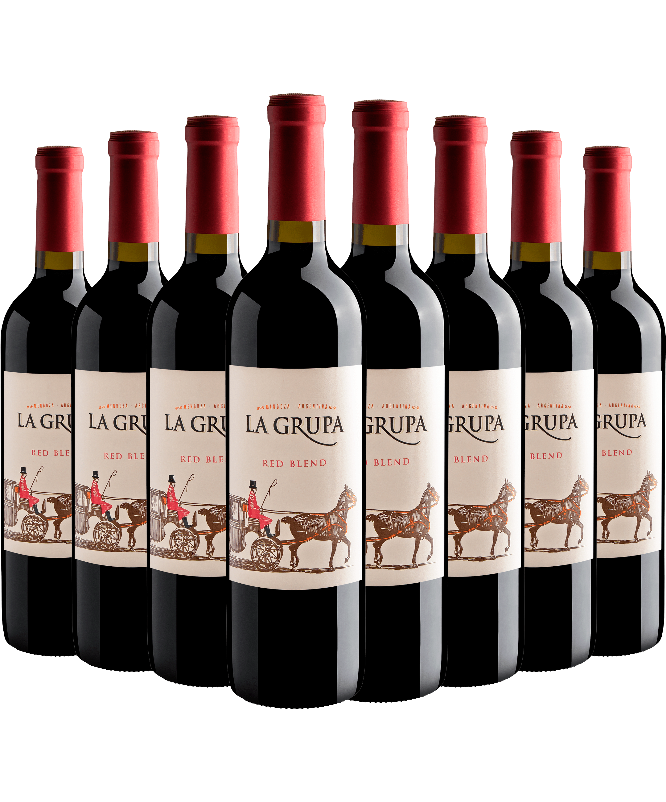 Kit 8 La Grupa Red Blend por R$26,90 cada garrafa*