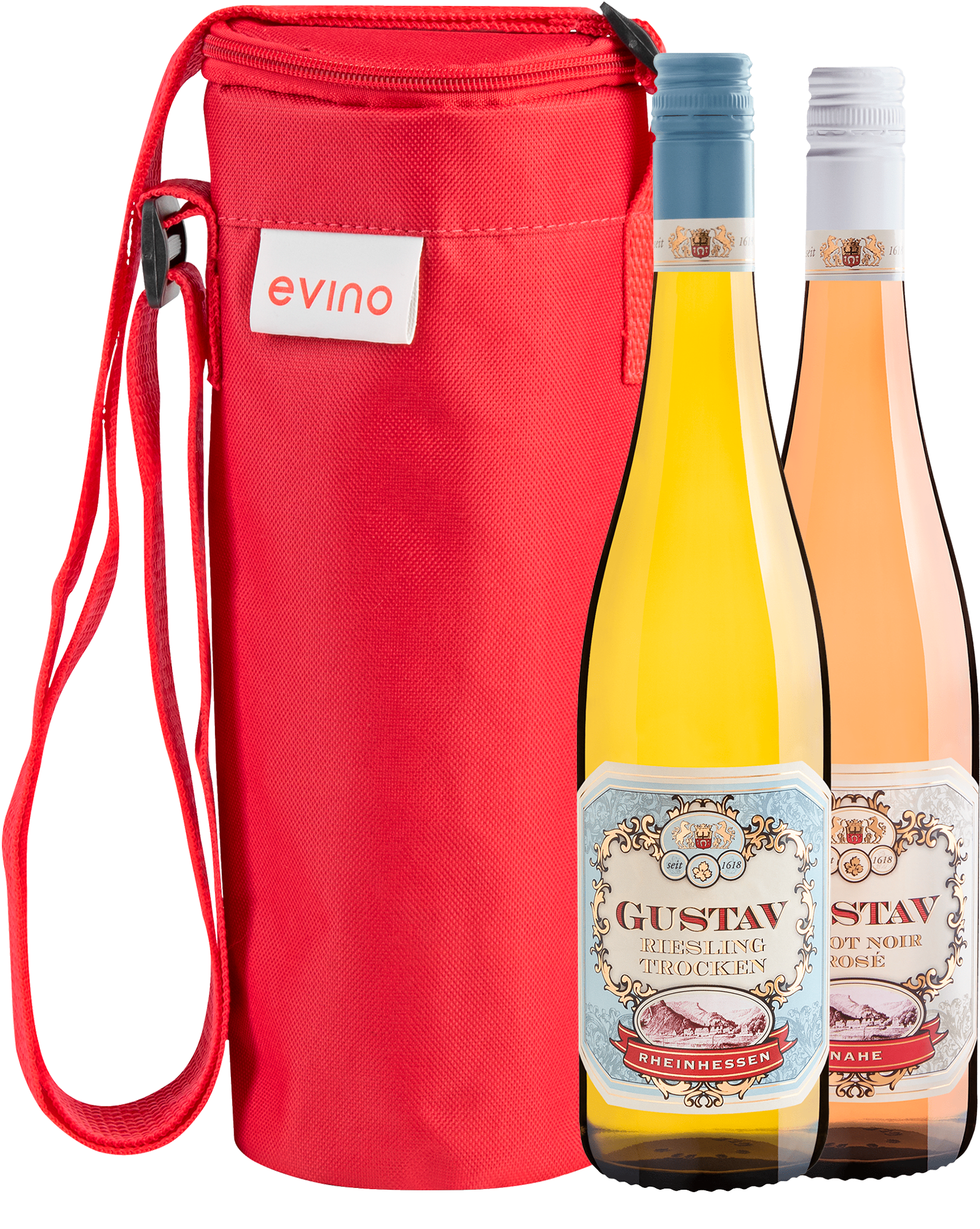 Kit 2 Gustav | 1 Riesling + 1 Rosé + Bolsa Exclusiva