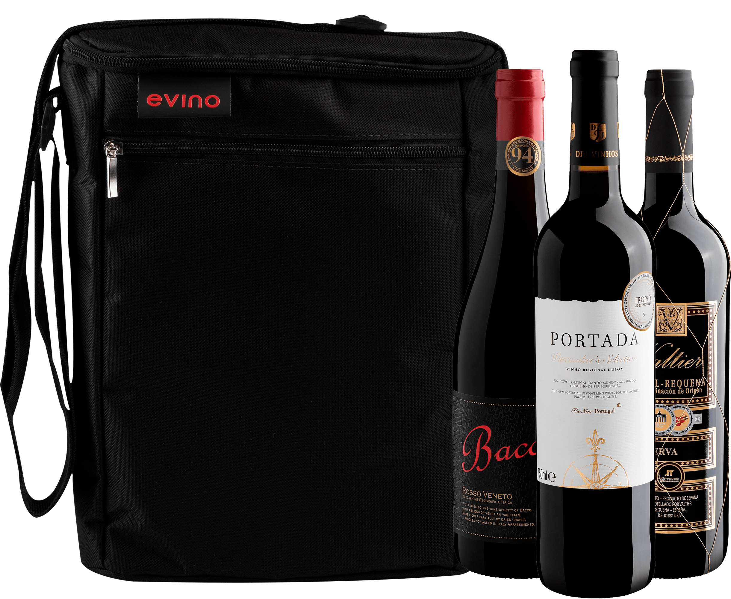 Kit 3 Tintos Premiados + Bolsa Exclusiva