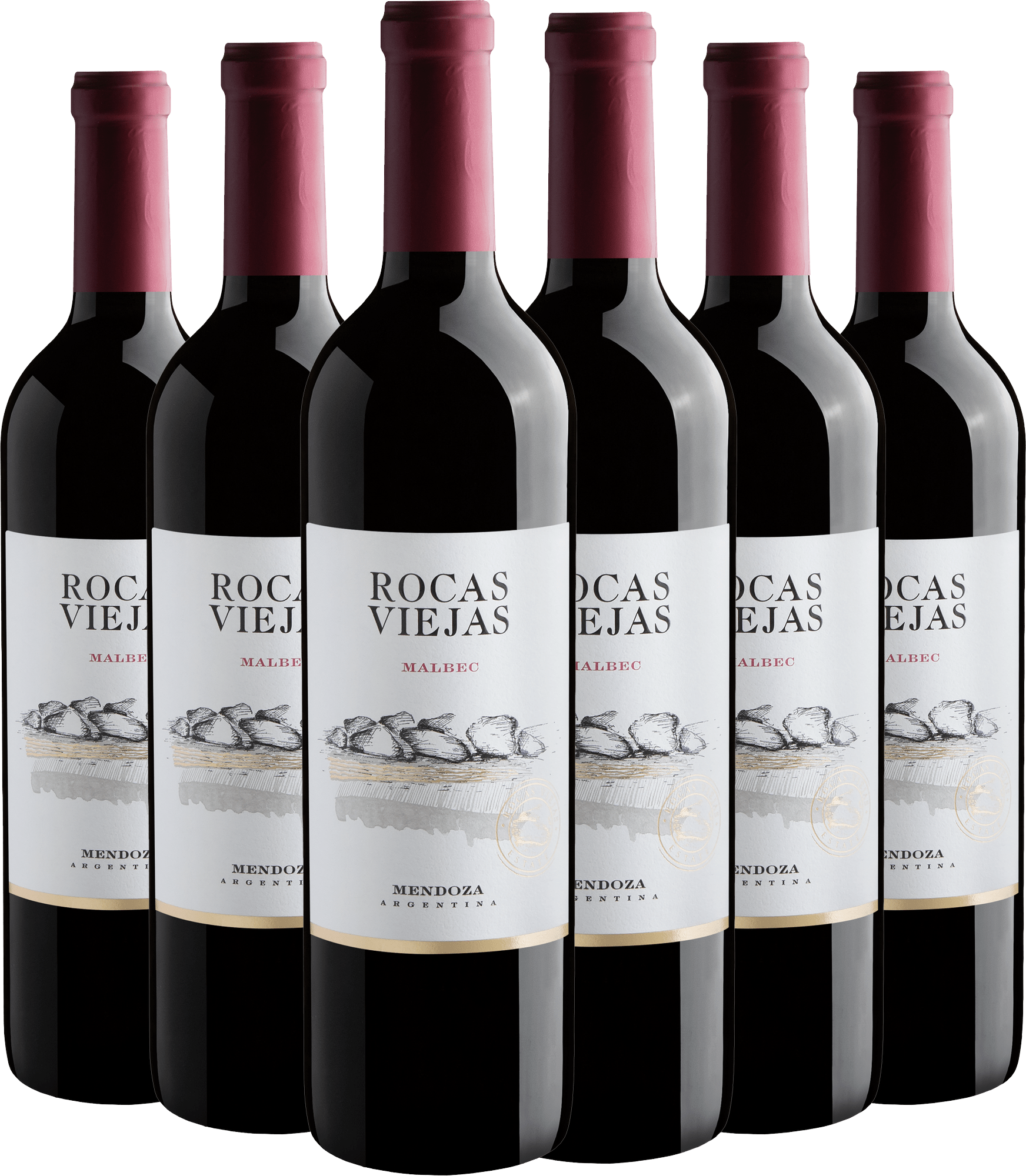  Kit 6 Rocas Viejas Malbec por R$29,90 cada garrafa + Frete Grátis