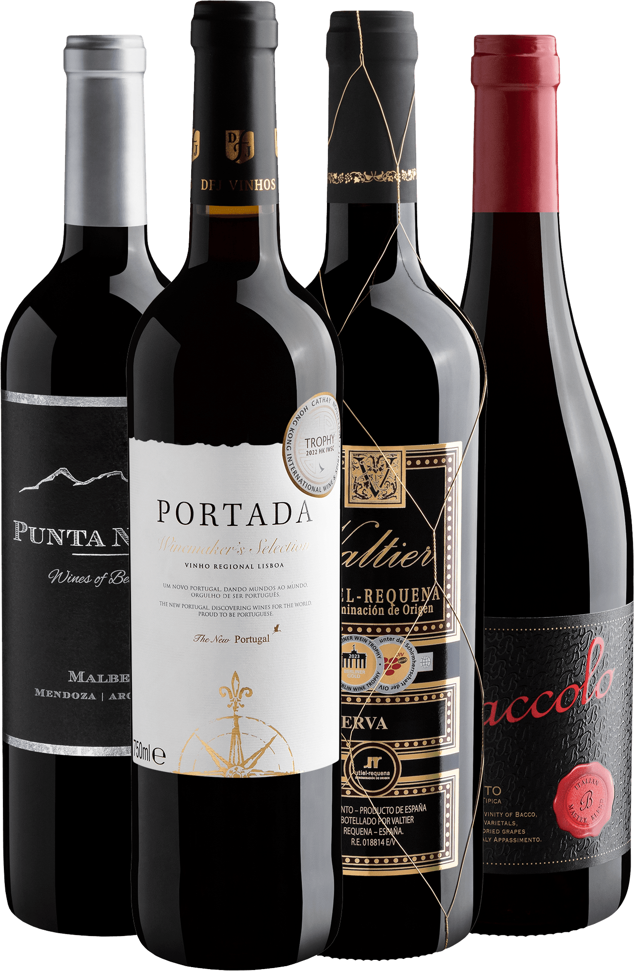 Kit 4 Vinhos Tintos Medalhas de Ouro