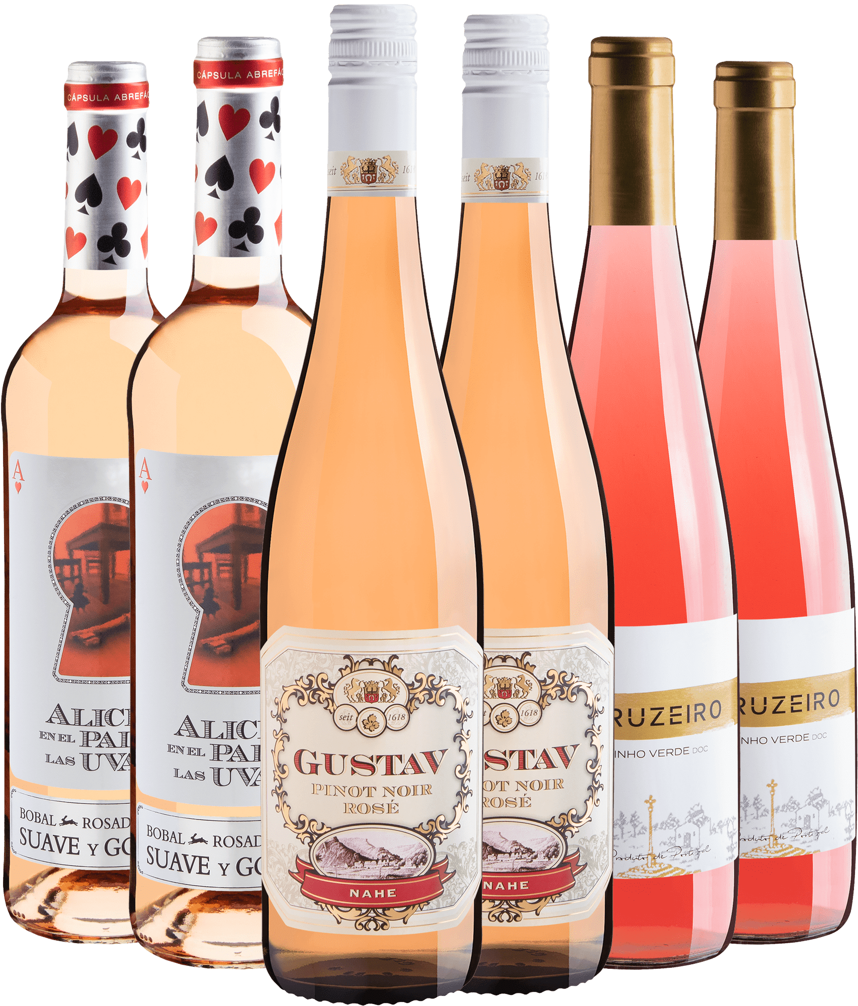 Kit Rosés Mais Vendidos | 6 garrafas por R$49,90 cada
