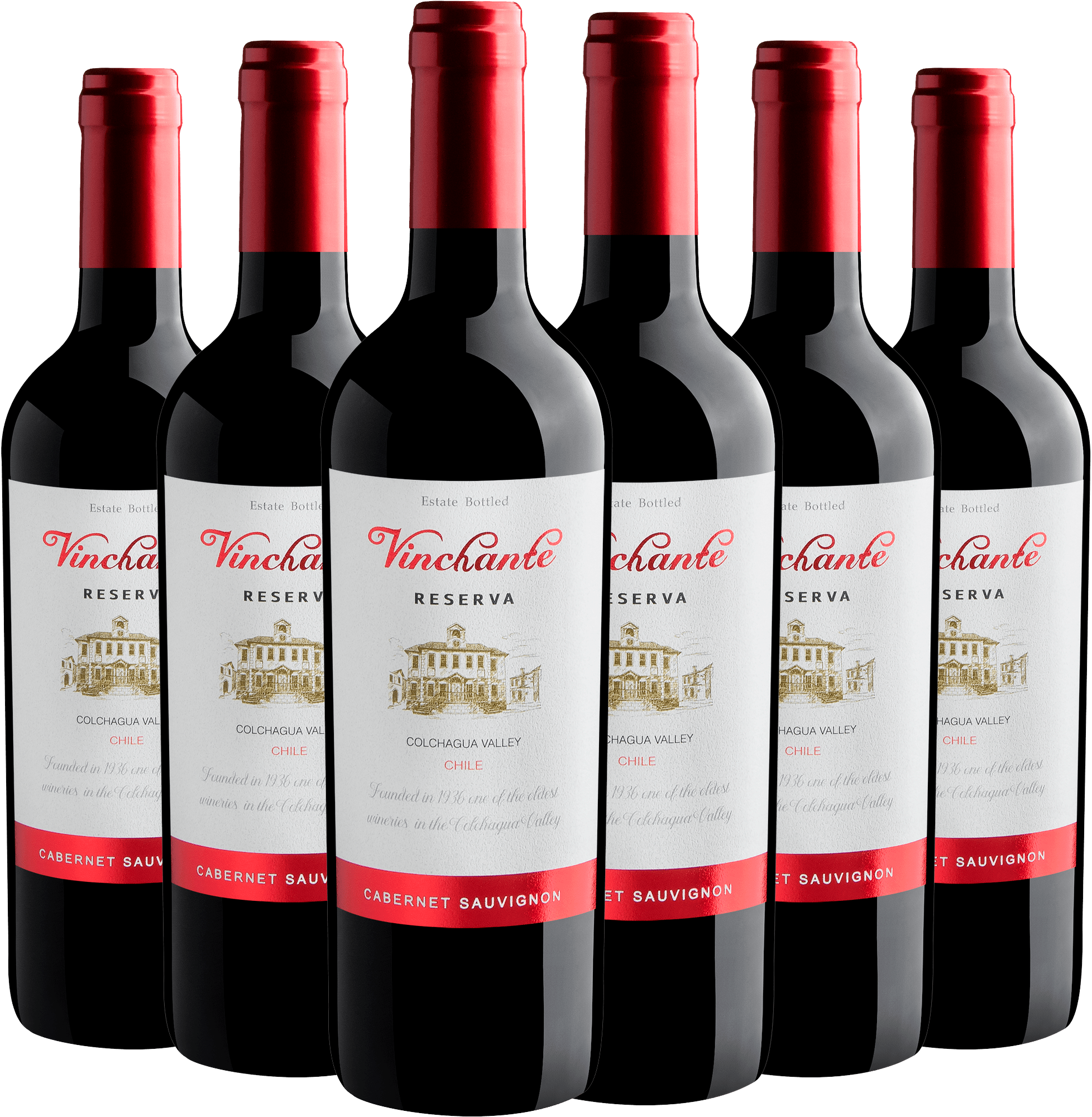 Kit 6 Vinchante Cabernet Sauvignon Reserva Colchagua Valley